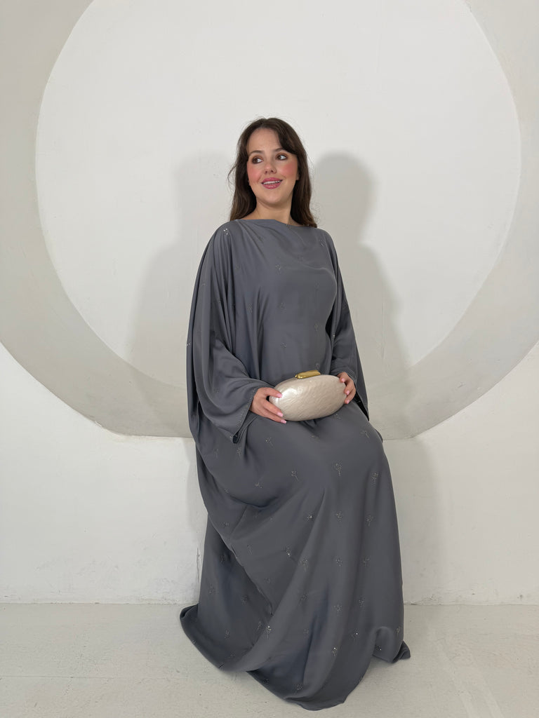 Nouf Abaya (Grey)