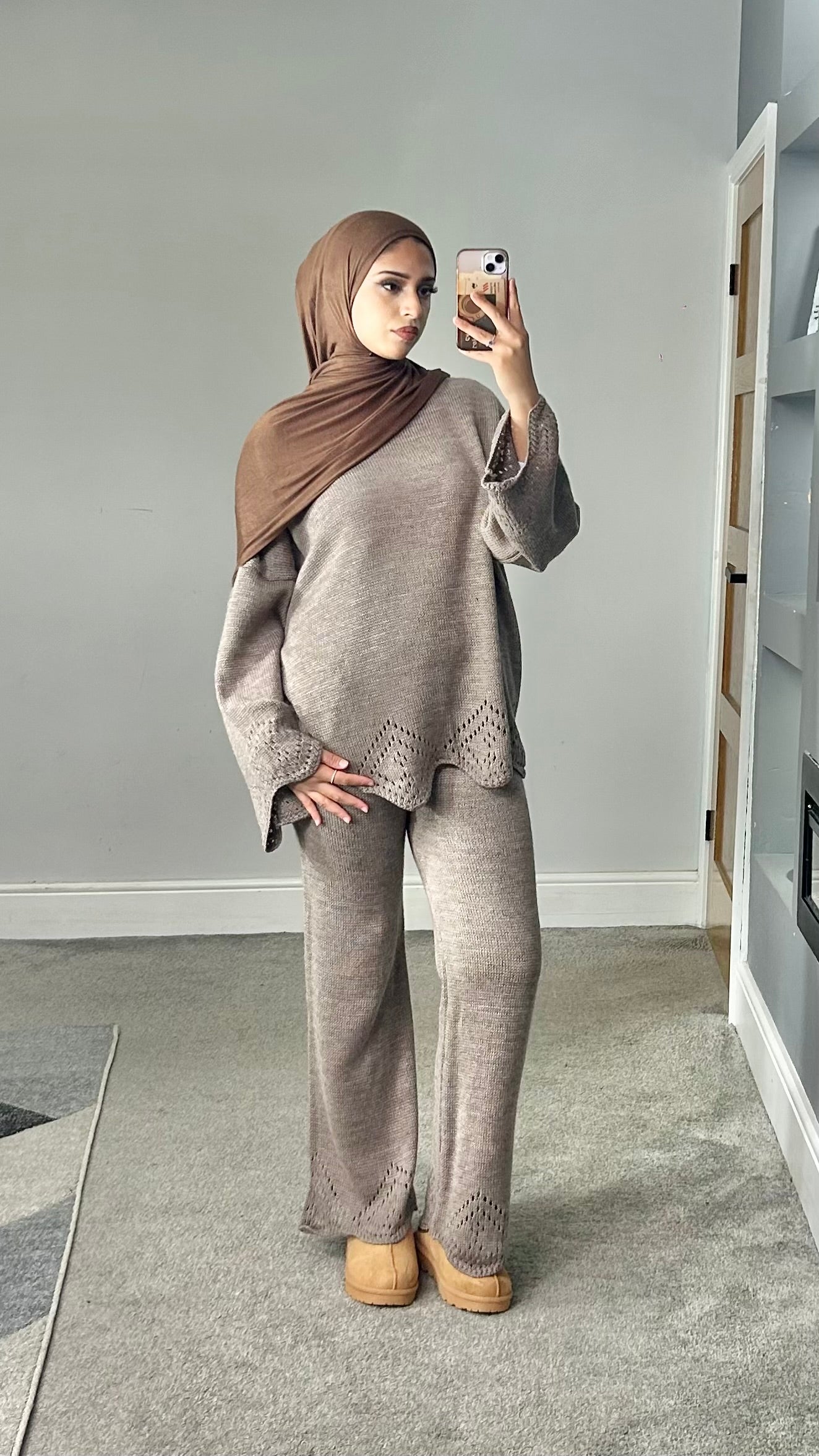 Reema crochet detail co ords set