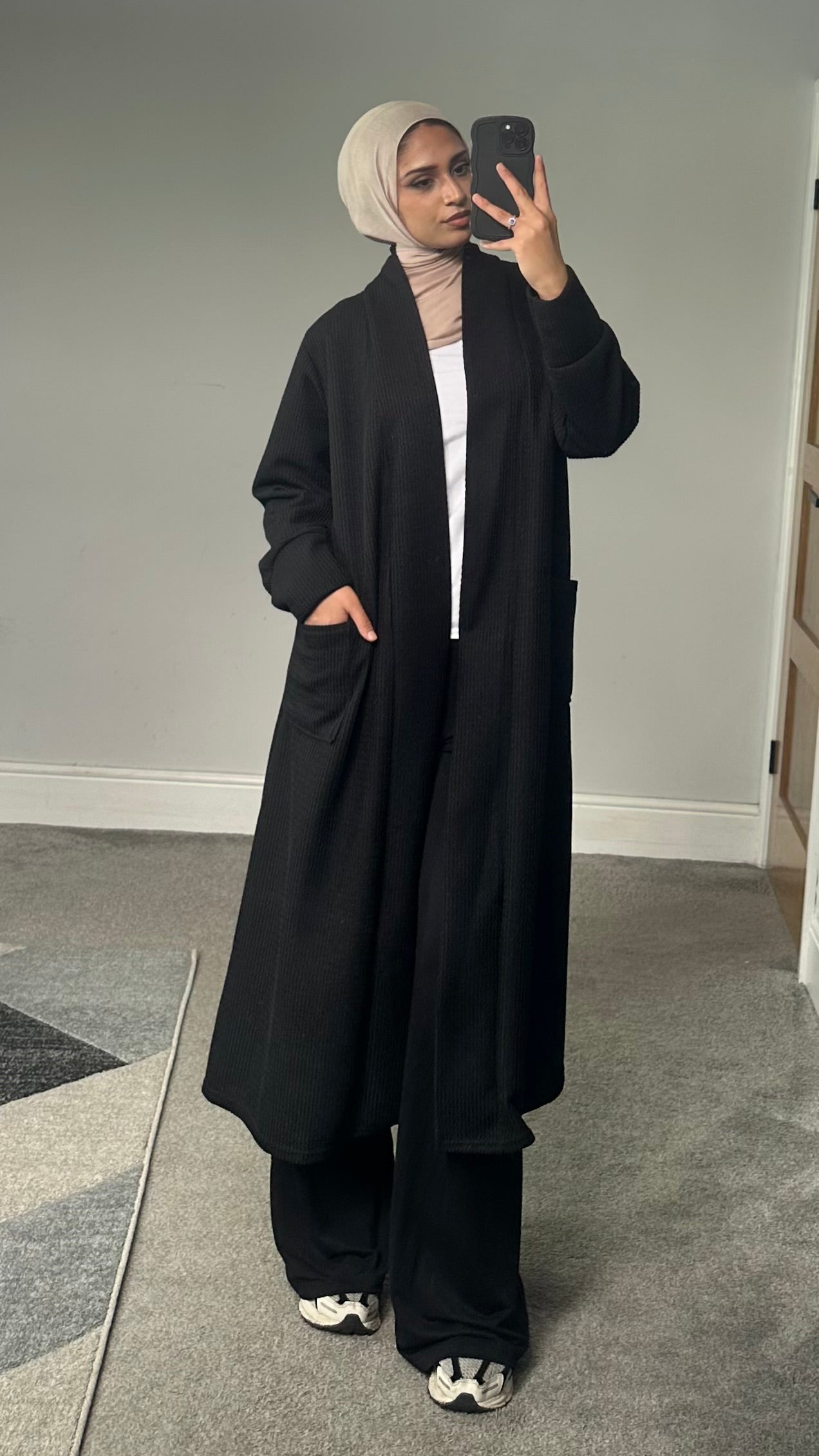 Long cardigan with Pockets