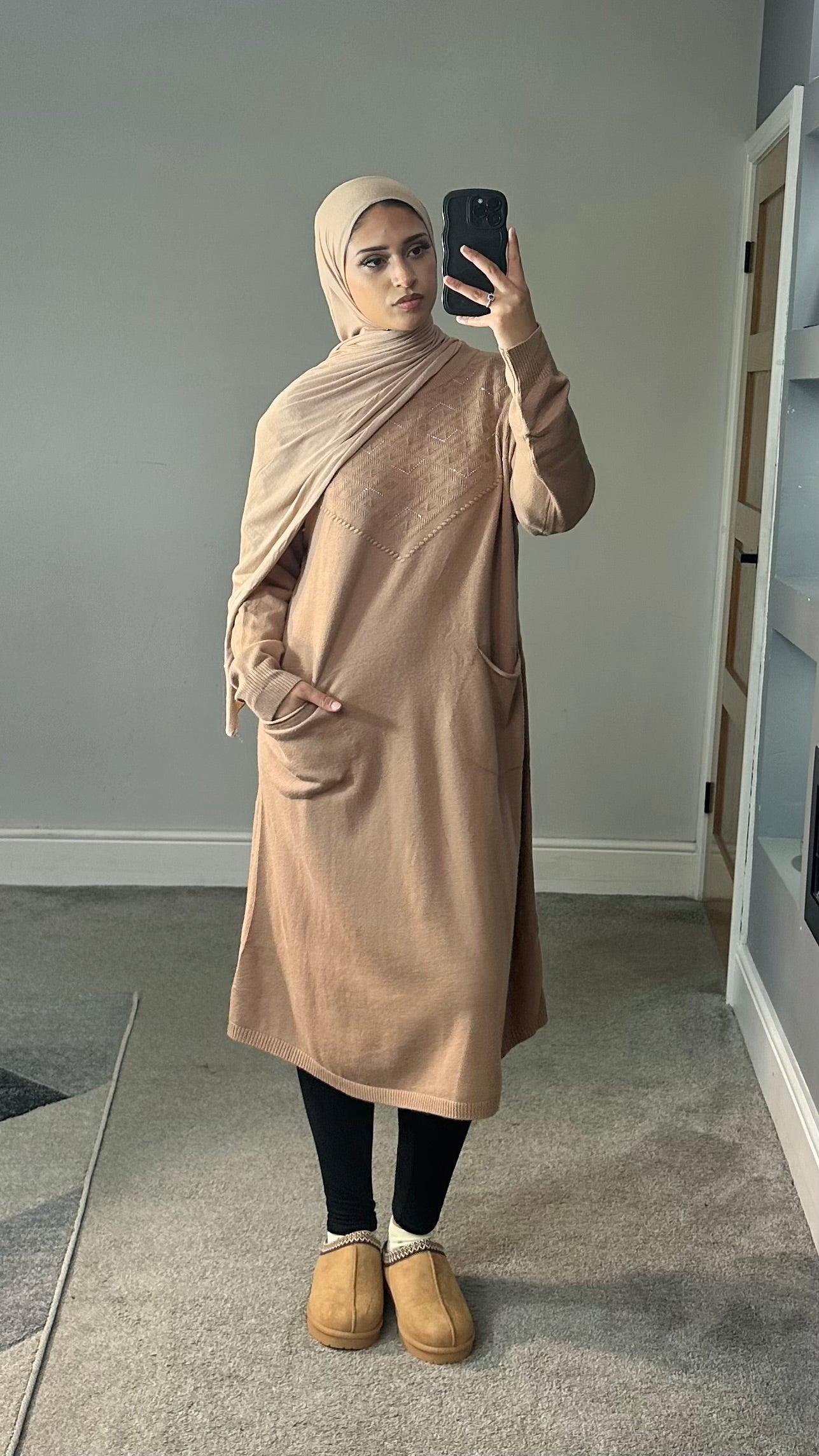 Leema soft knit pocket dress