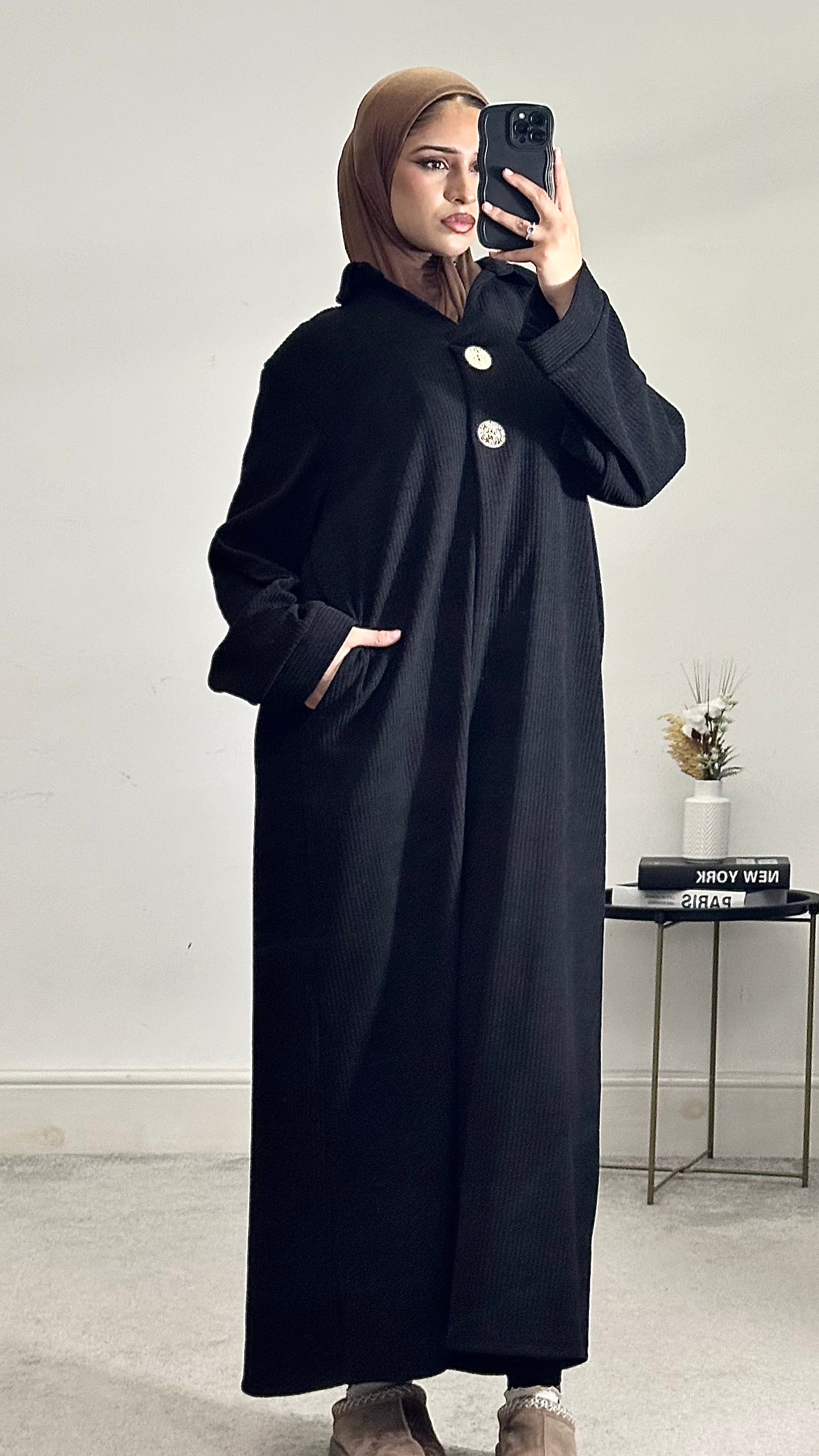 Corduroy Abaya/Long Dress