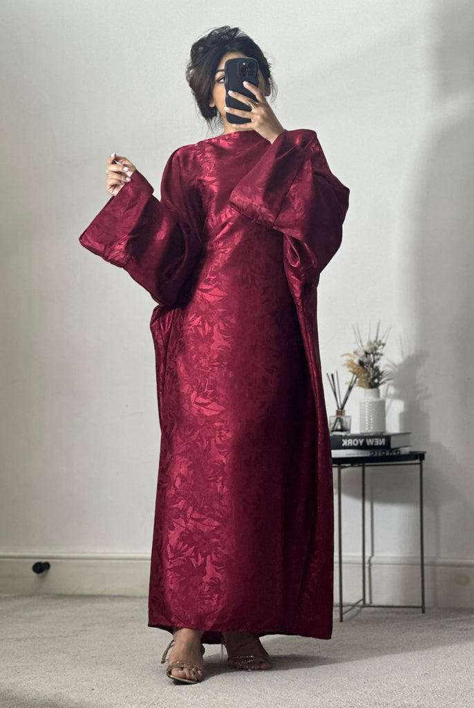 Bloom Satin Maxi Dress