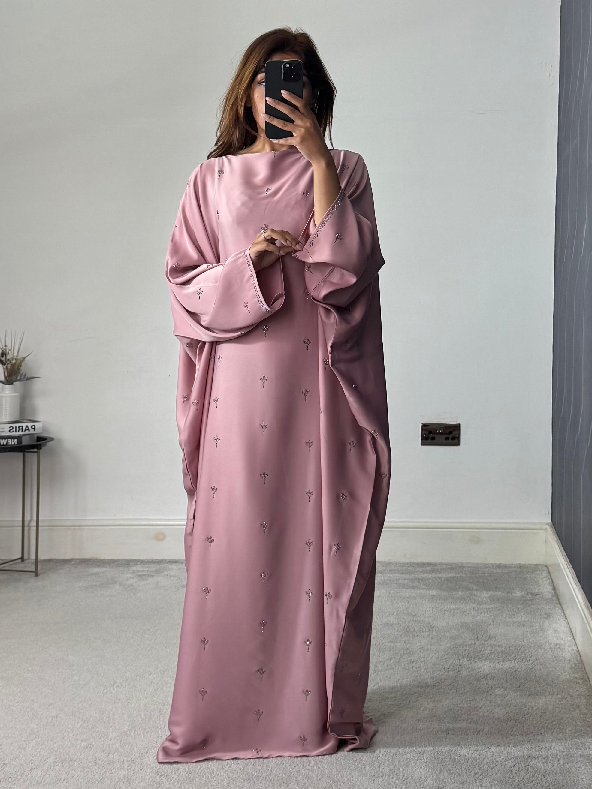 Nouf Abaya (Blush)