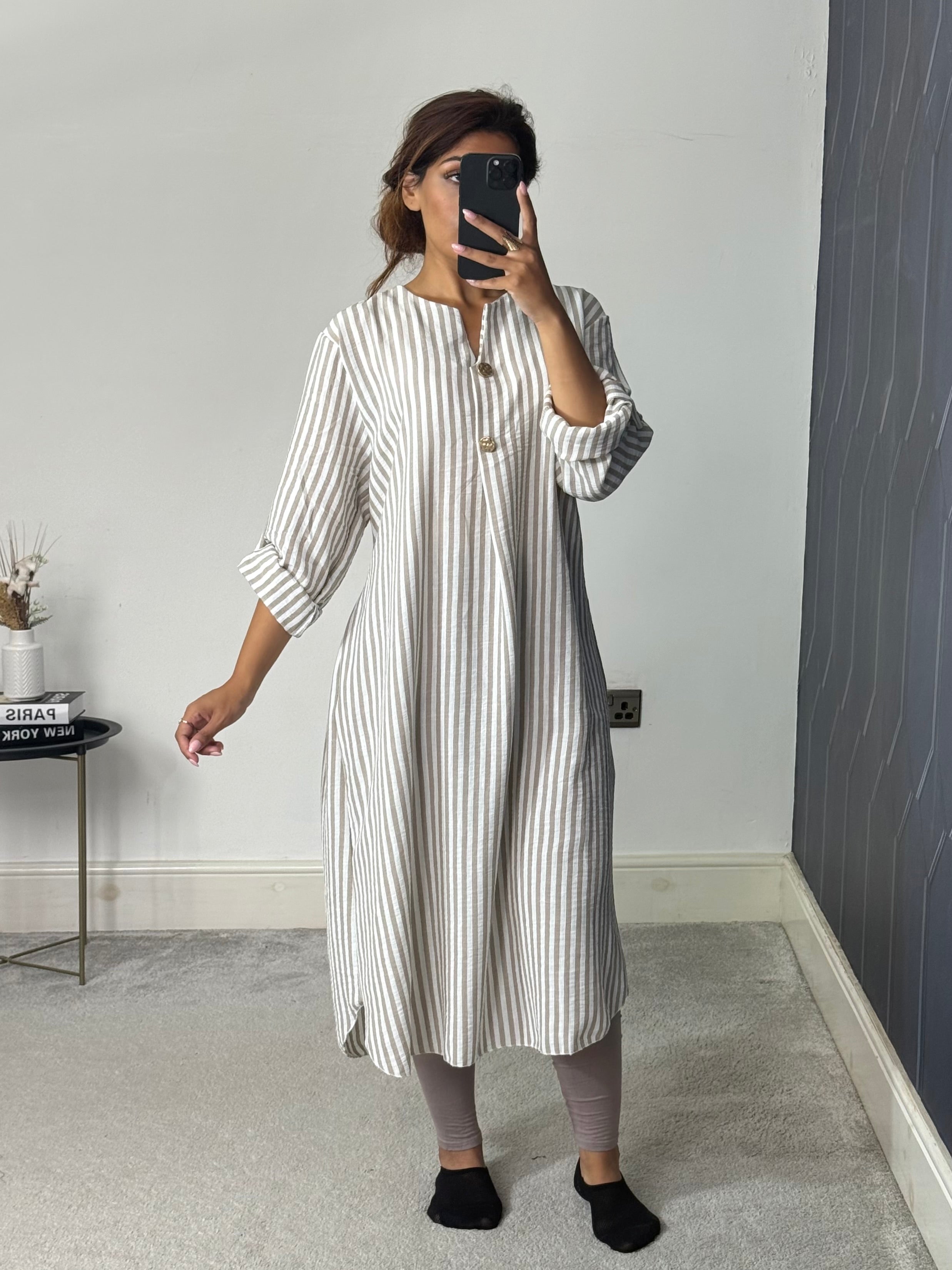 Zareen Stripe Dress