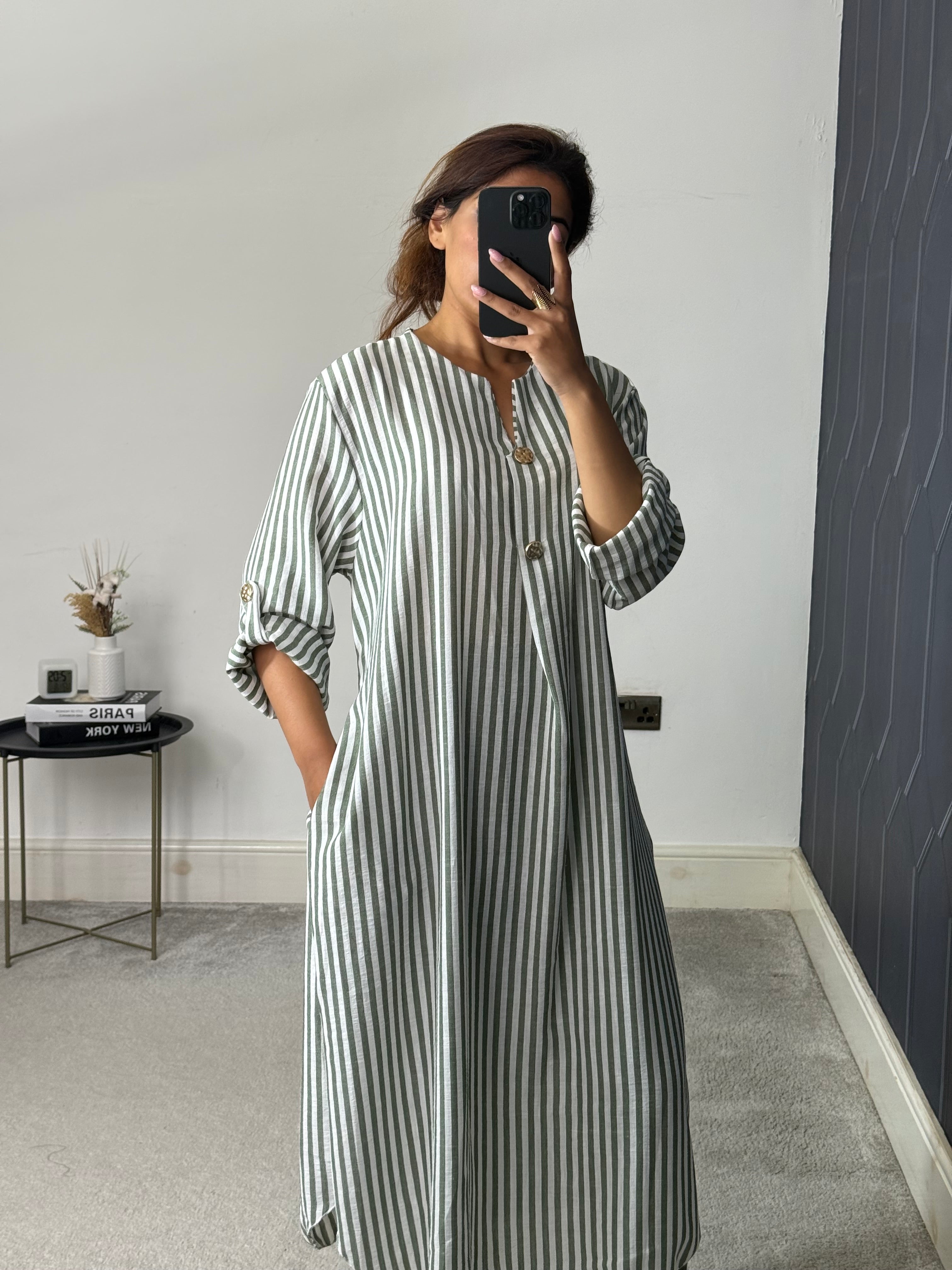Zareen Stripe Dress
