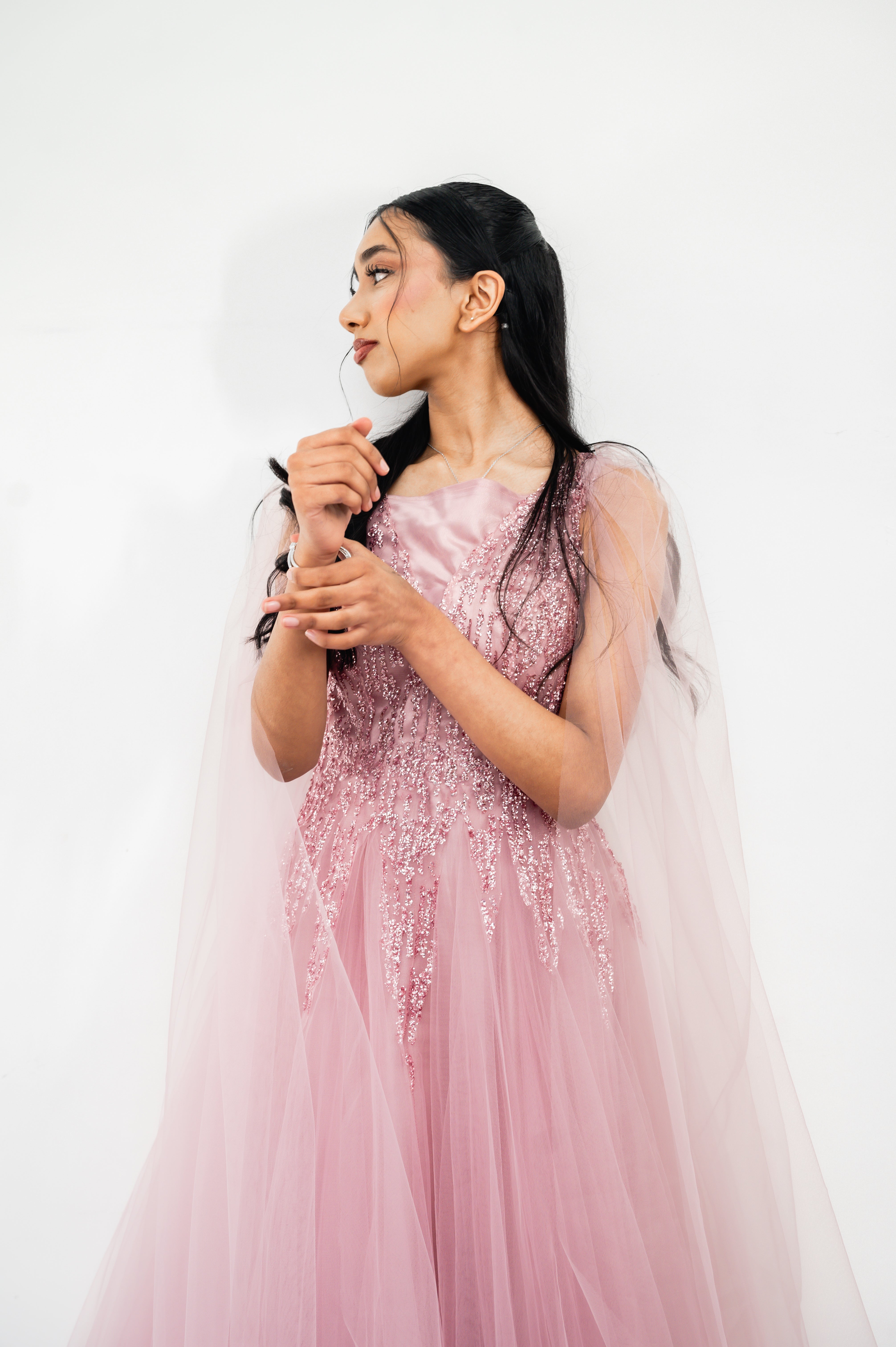 Melike Tulle Gown (Pink)