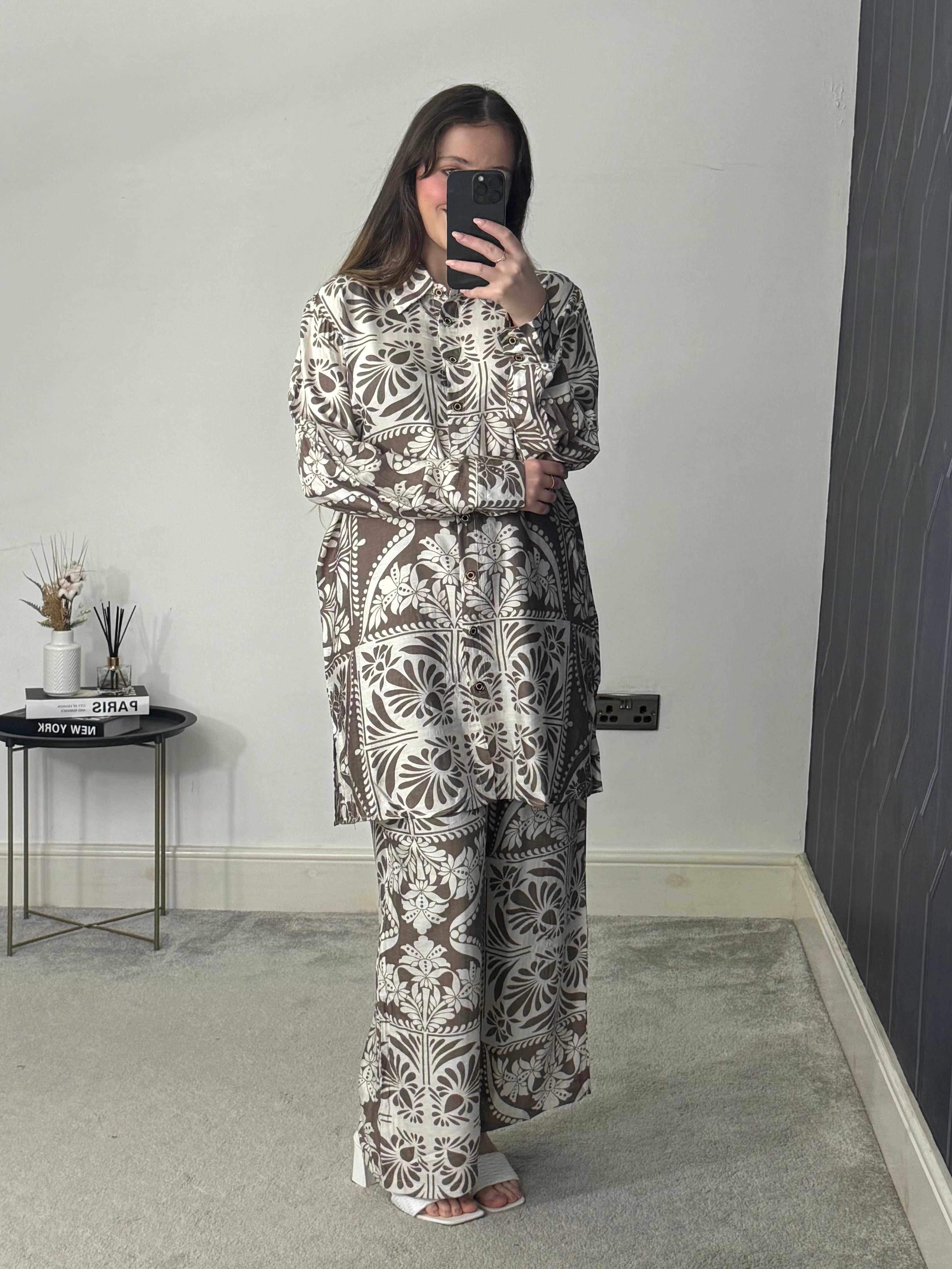 Printed 2 pieces co-ord set