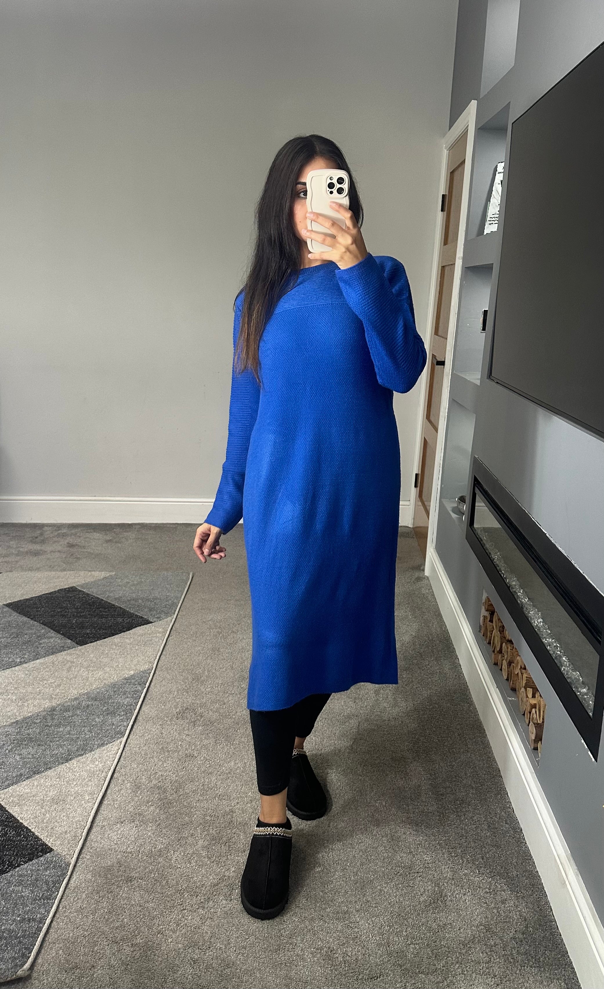 Leena Soft knitted jumper dress