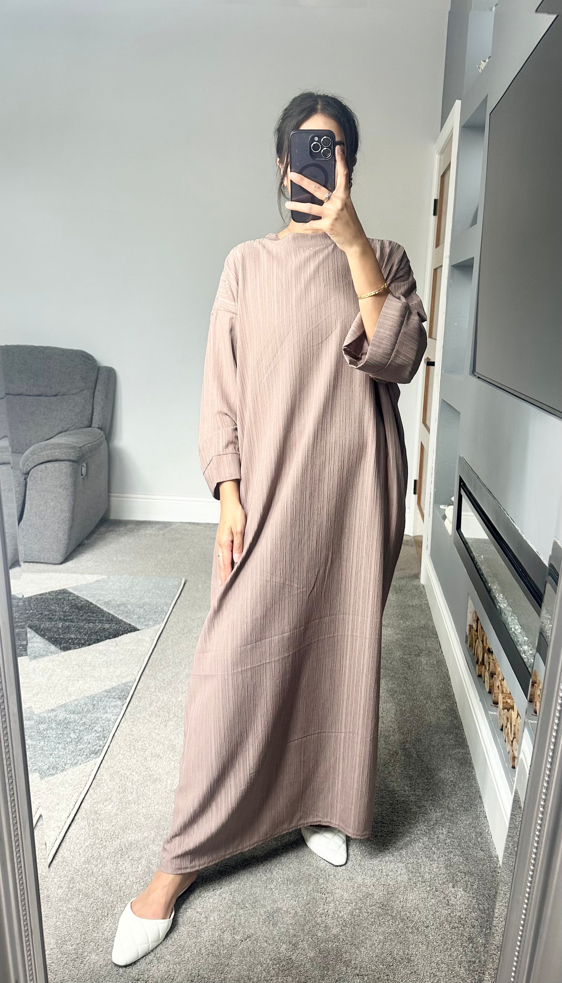 Zarah Maxi Dress/Abaya Length 56 inch