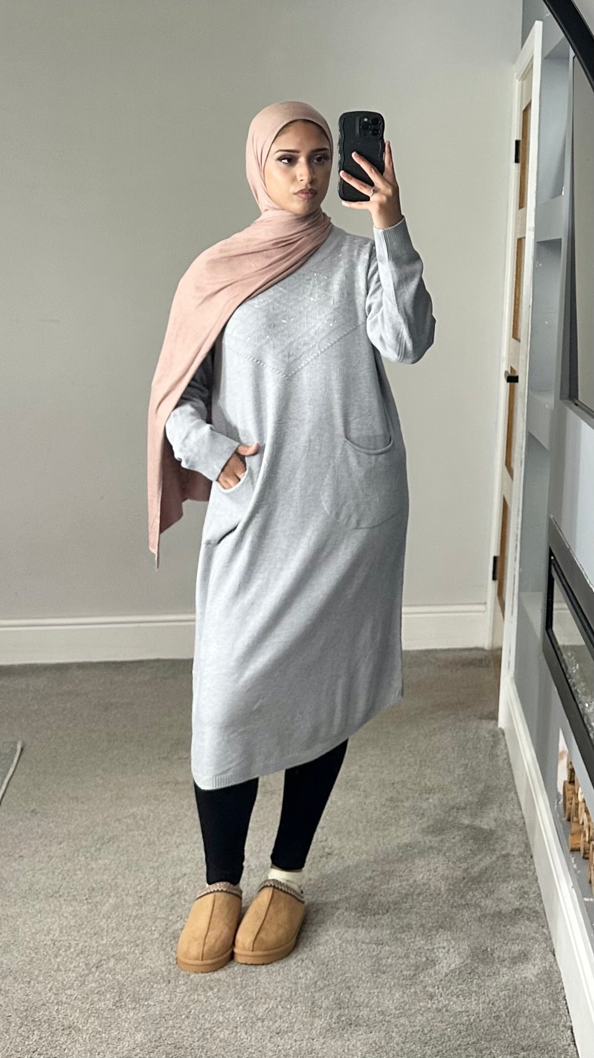 Leema soft knit pocket dress