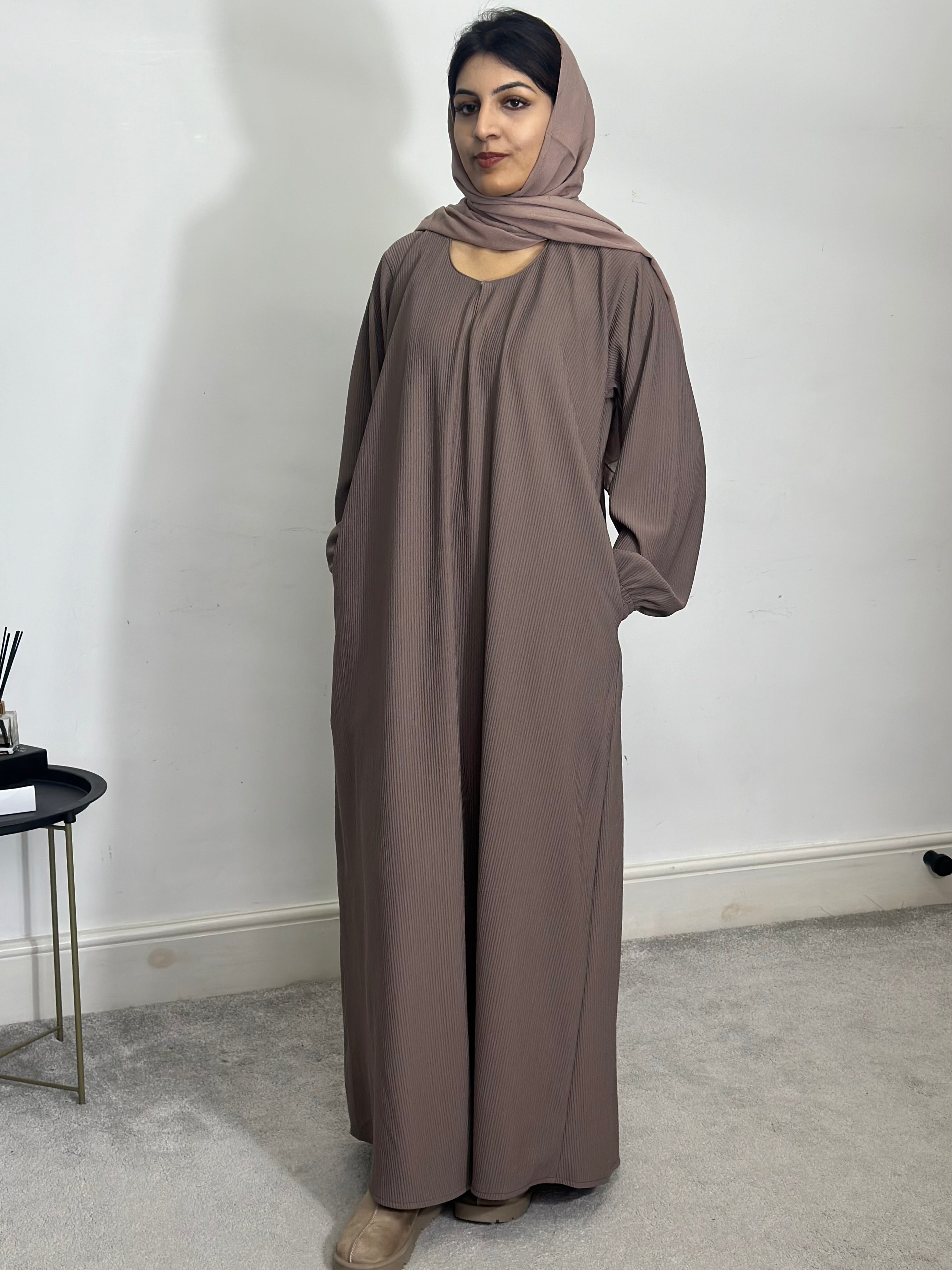Husna Abaya (Mocha Taupe)