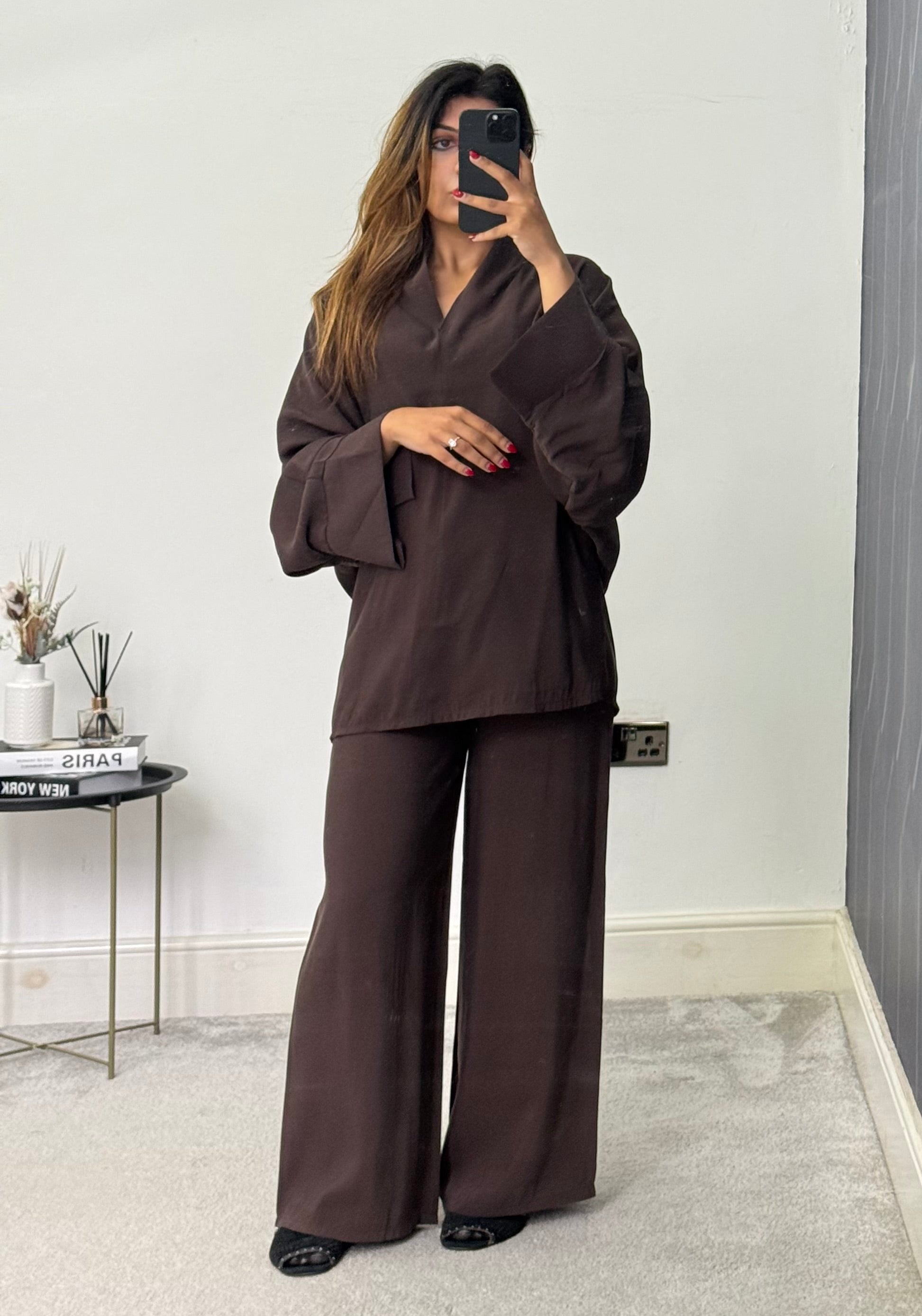 Neha soft drape batwing co ord set