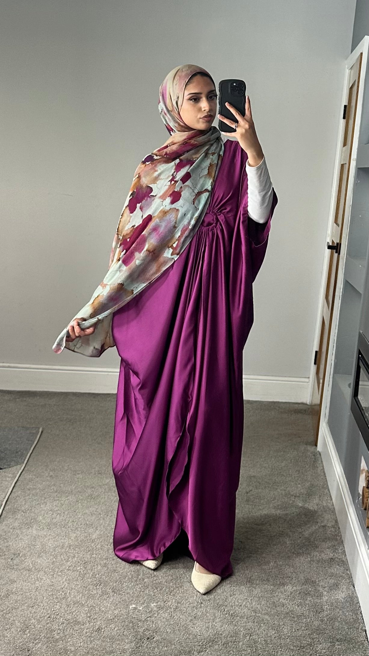 Aysel Satin Kaftan