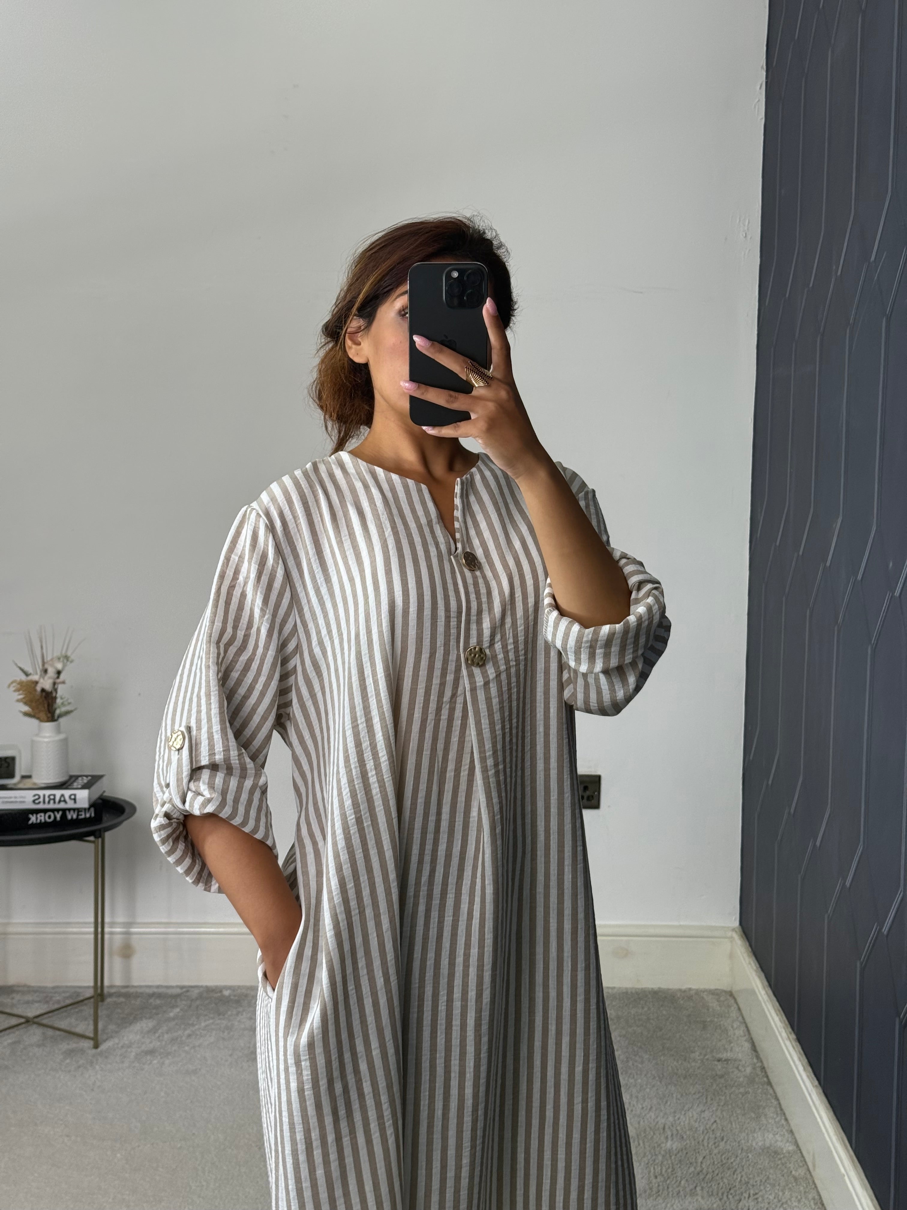 Zareen Stripe Dress