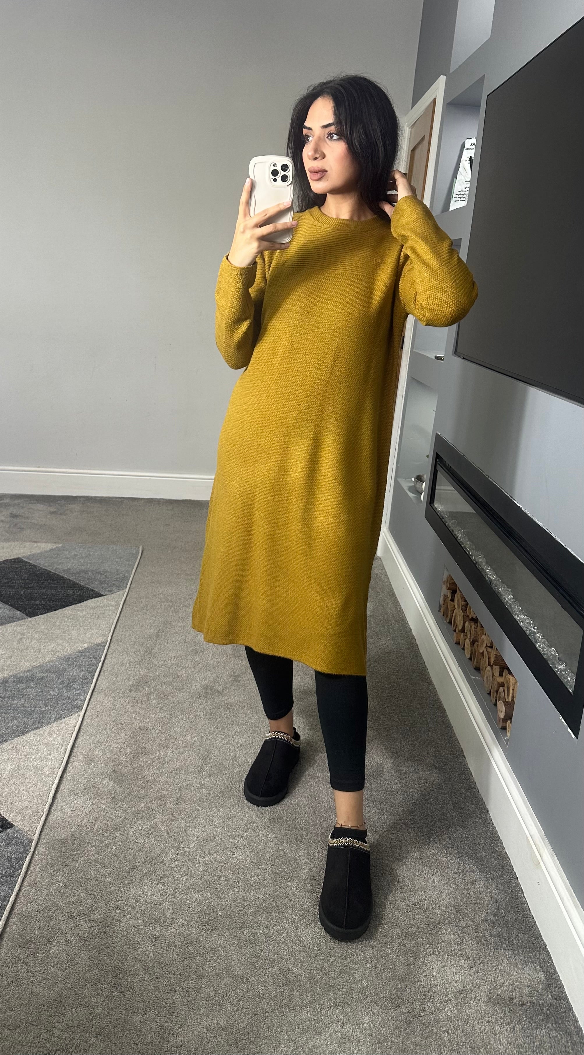 Leena Soft knitted jumper dress