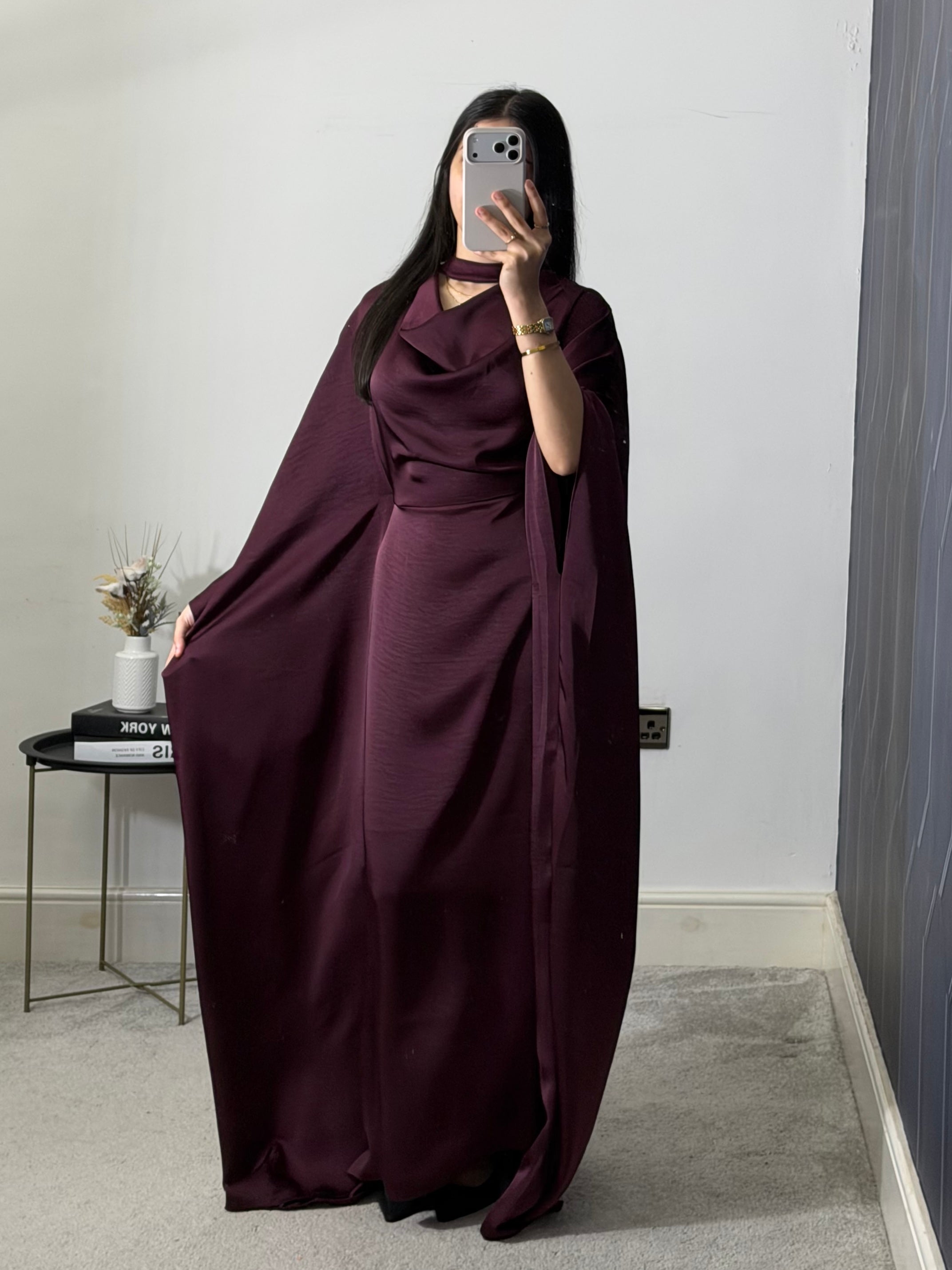 Aleena Kaftan Dress with inner belt