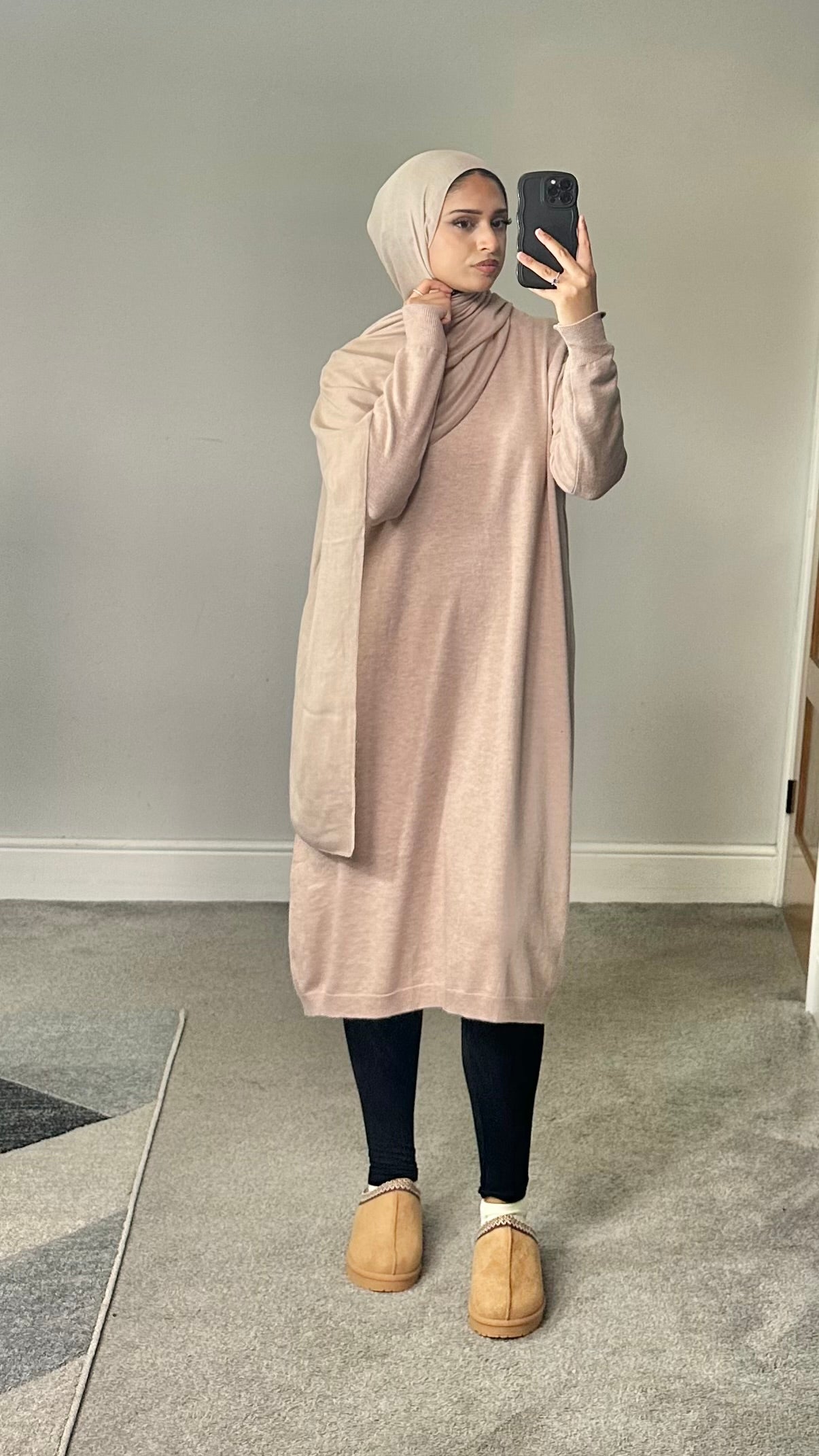 Maya Soft Knit Long sleeve dress