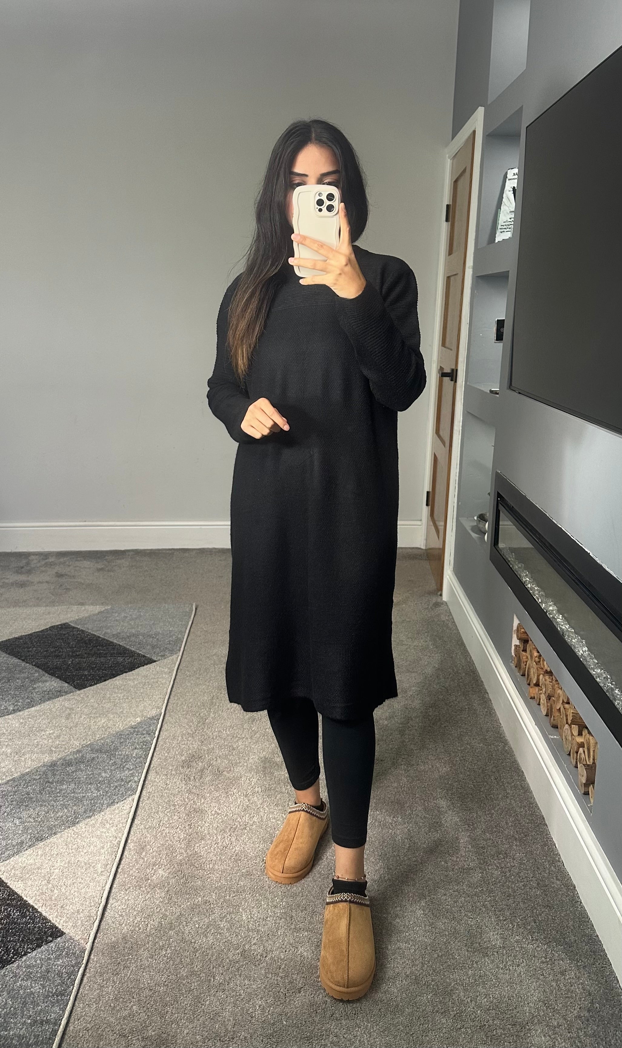 Leena Soft knitted jumper dress