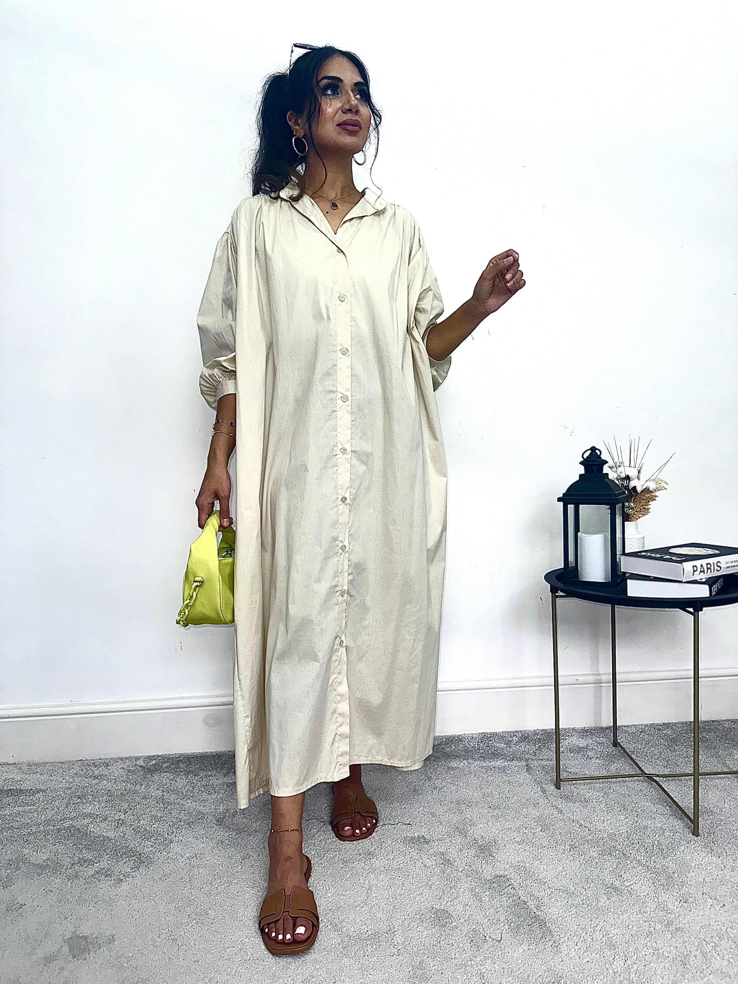 Summer Shirt Maxi Dress