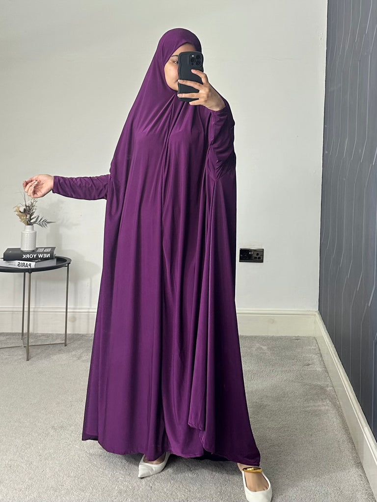 Prayer Jilbab/Khimar/Burkah( Black )