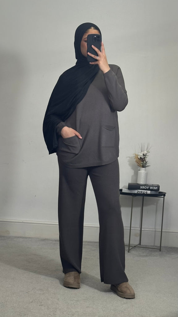 Knitted 2 piece co-ords set