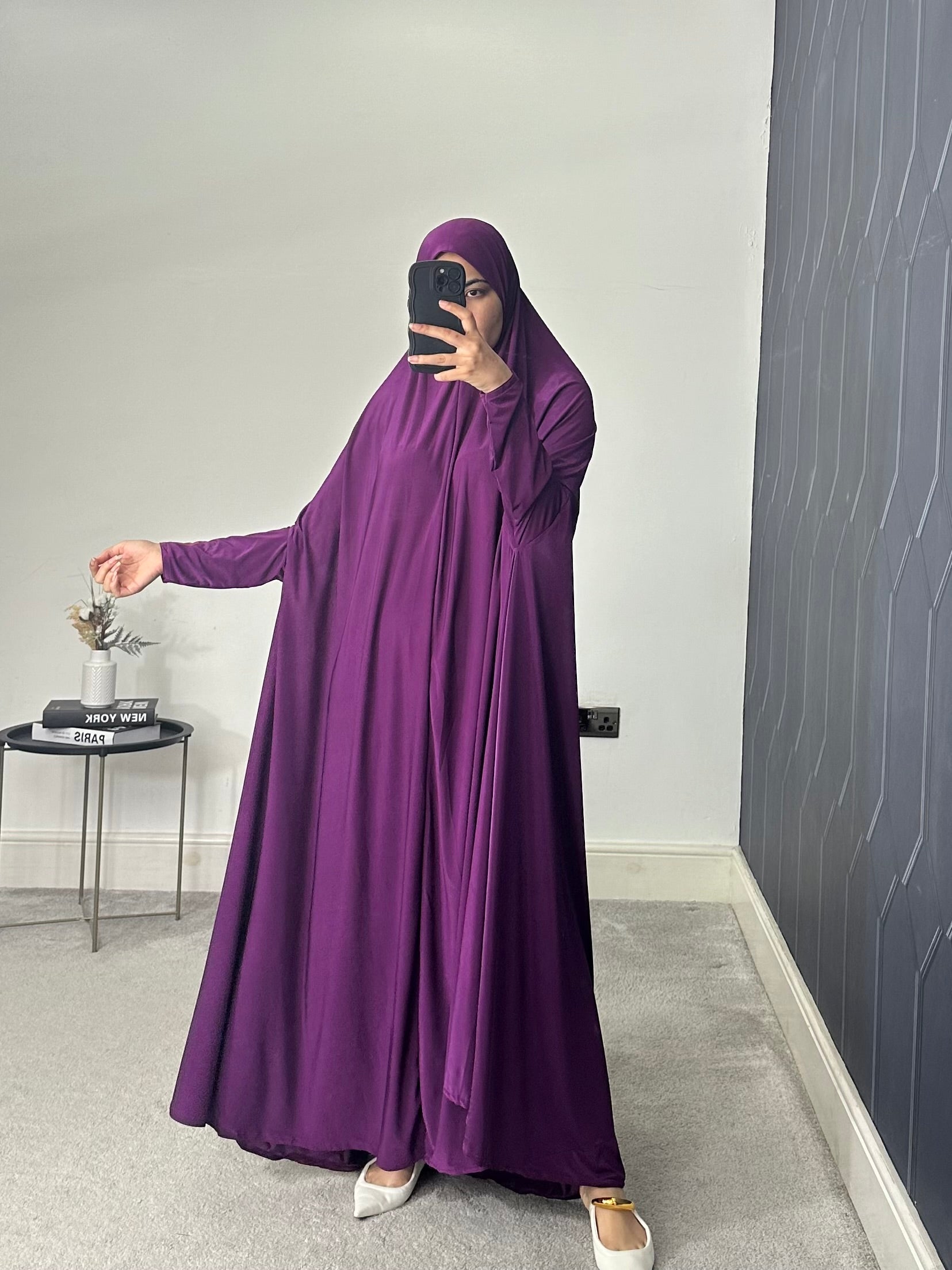 Prayer Jilbab/Khimar/Burkah( Black )