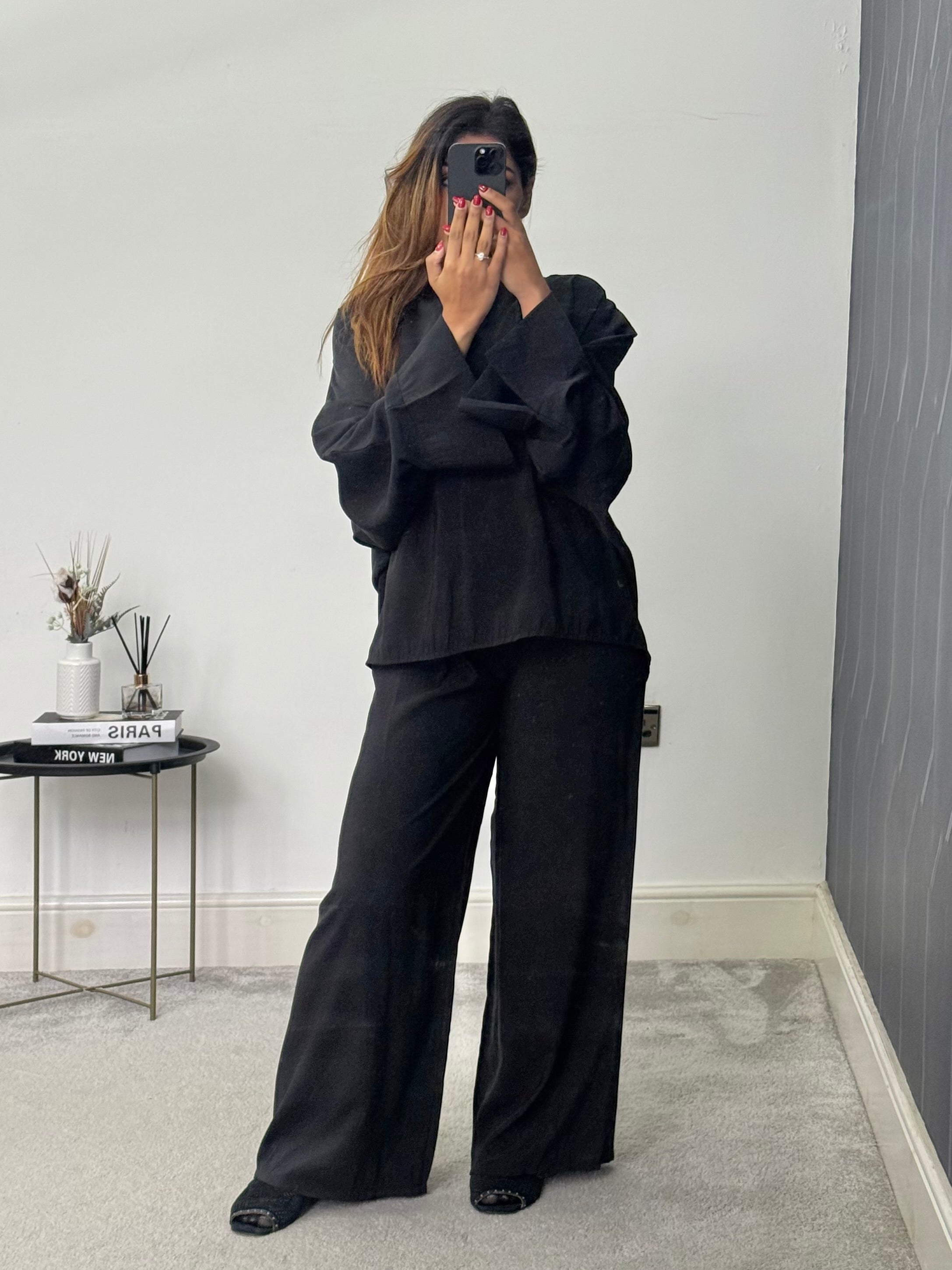 Neha soft drape batwing co ord set