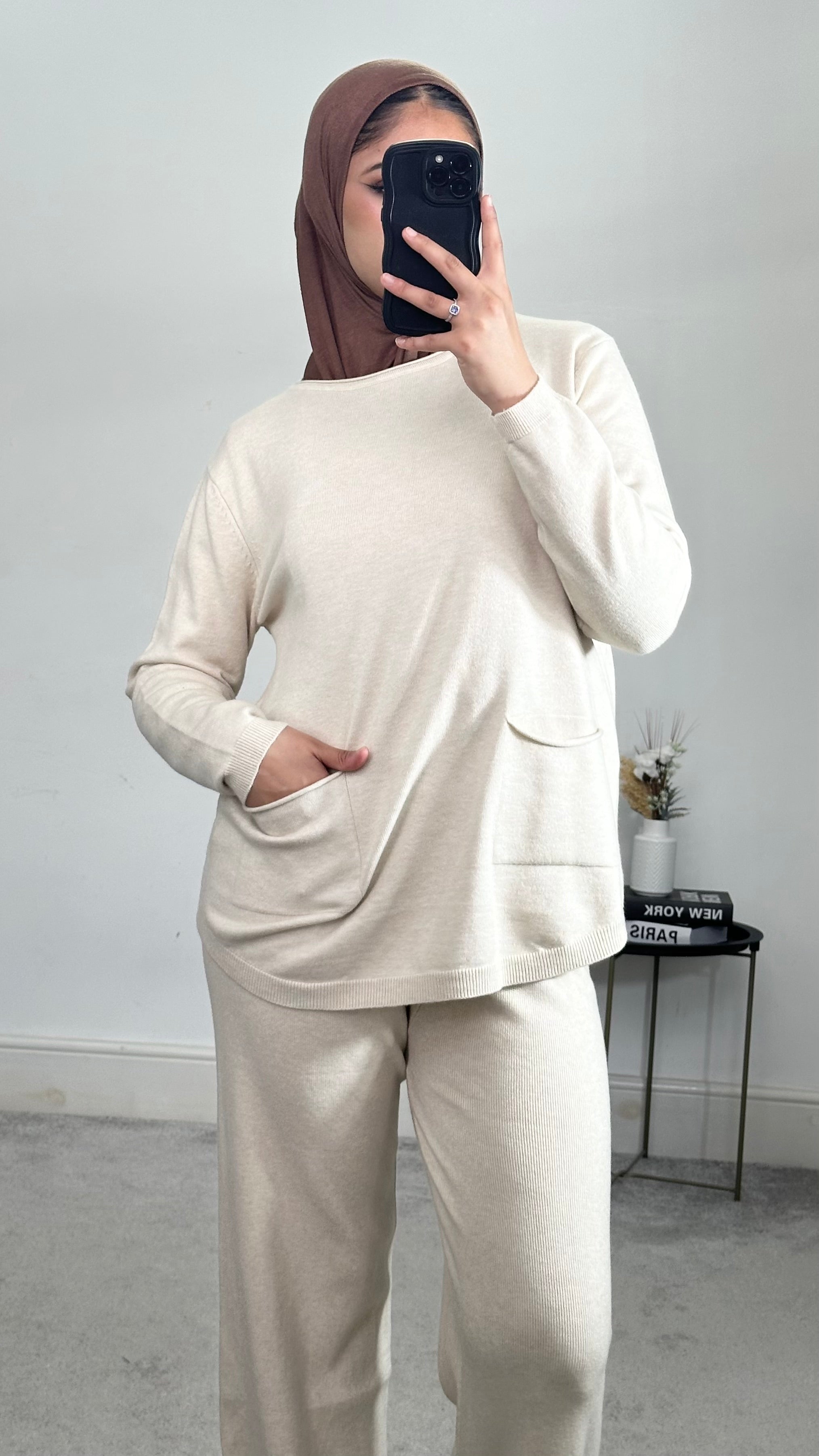 Knitted 2 piece co-ords set
