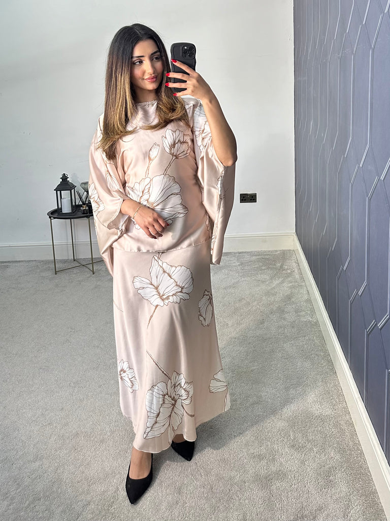 Nina Floral Print 2 piece set