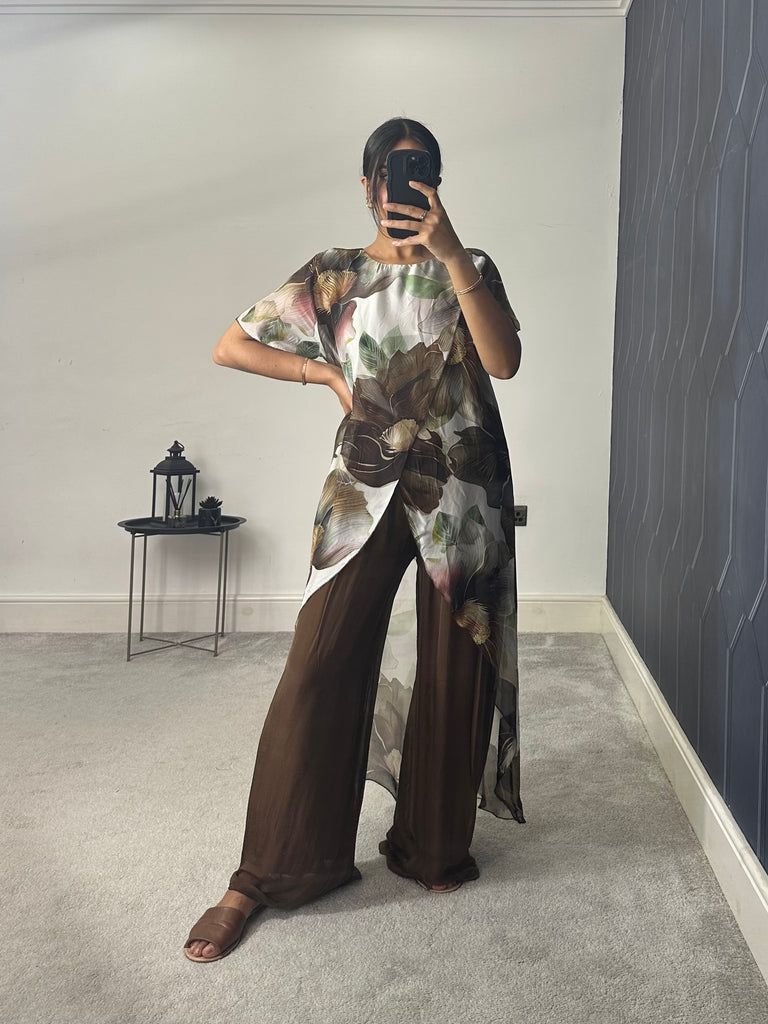 Naima chiffon 2 piece set