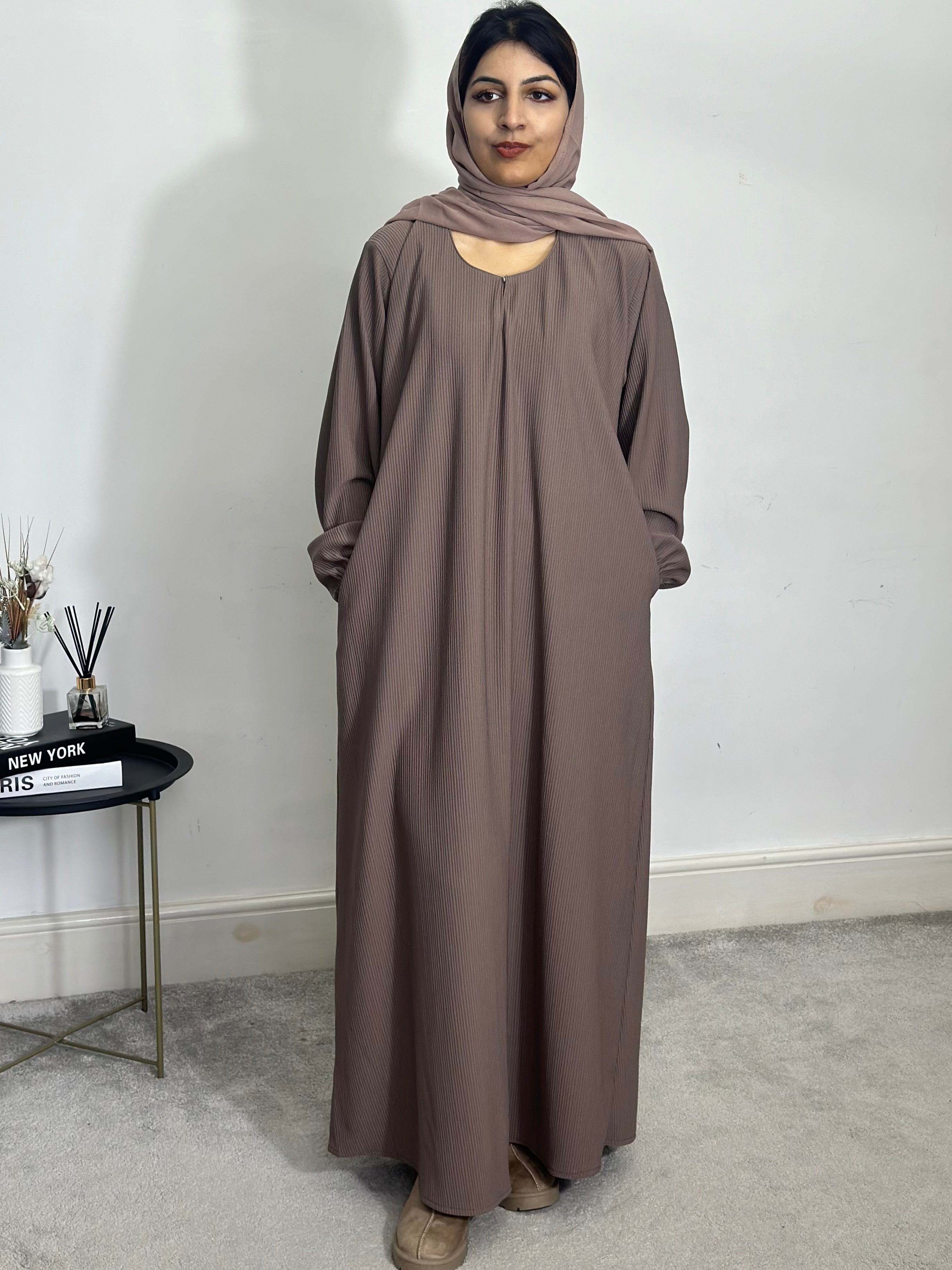 Husna Abaya (Mocha Taupe)