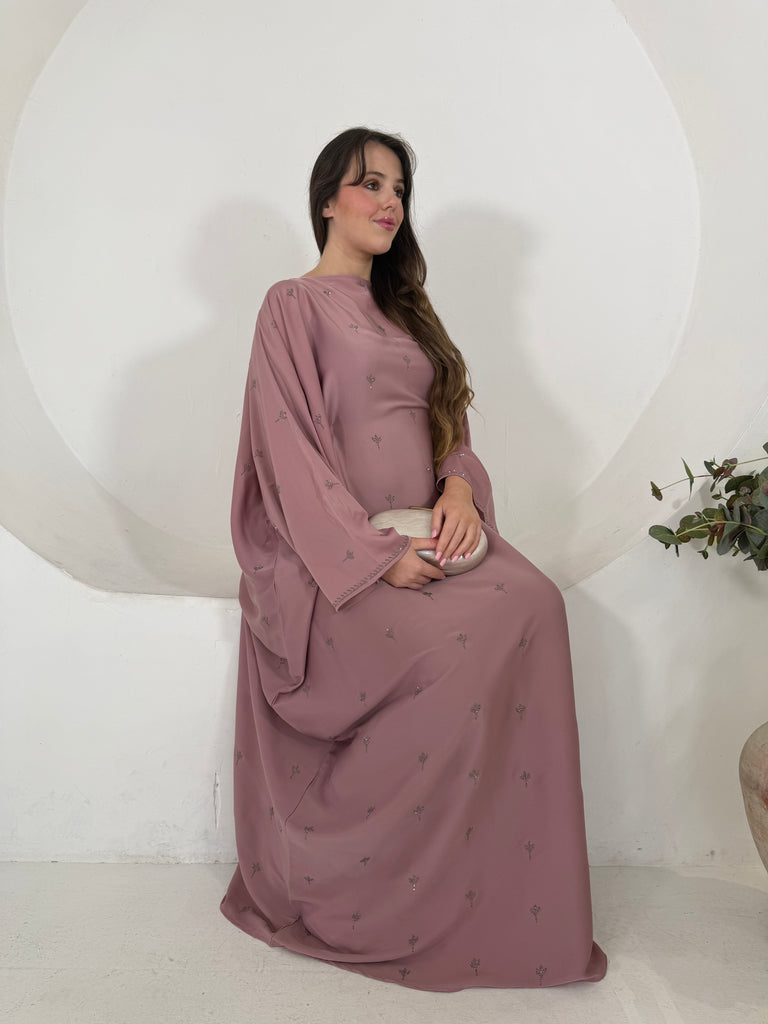 Nouf Abaya (Blush)
