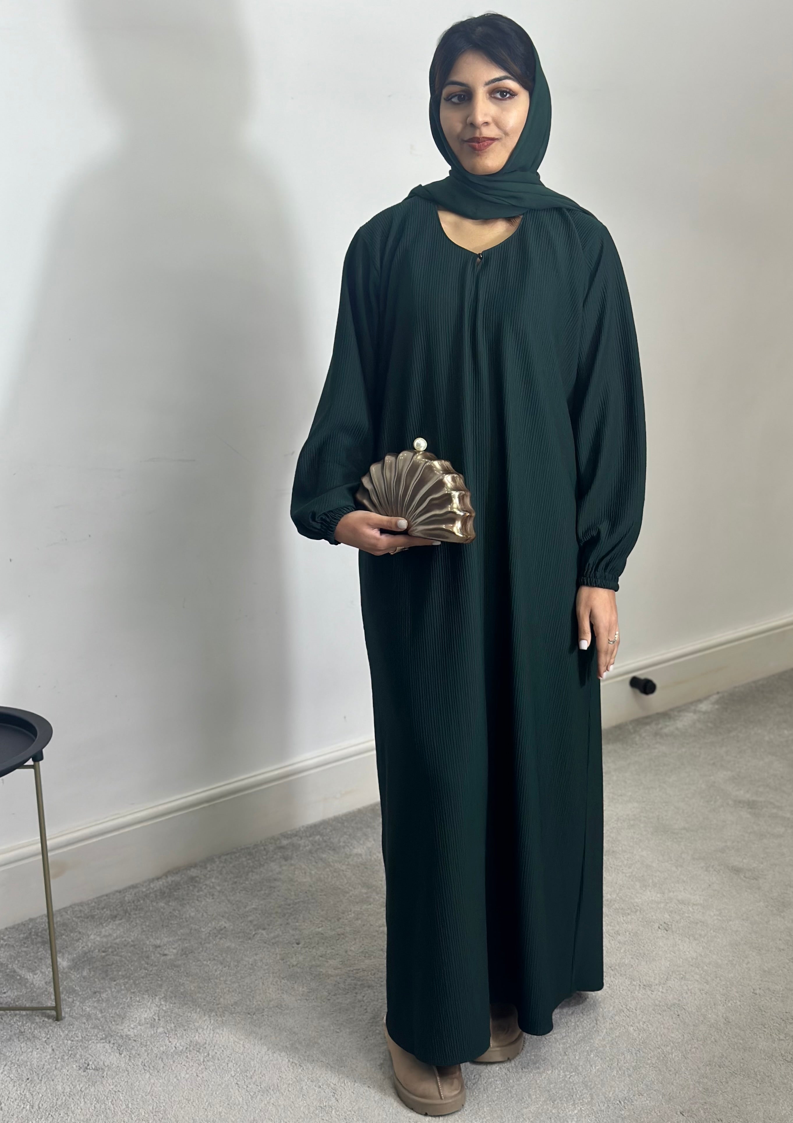 Husna Abaya (Emerald Green)