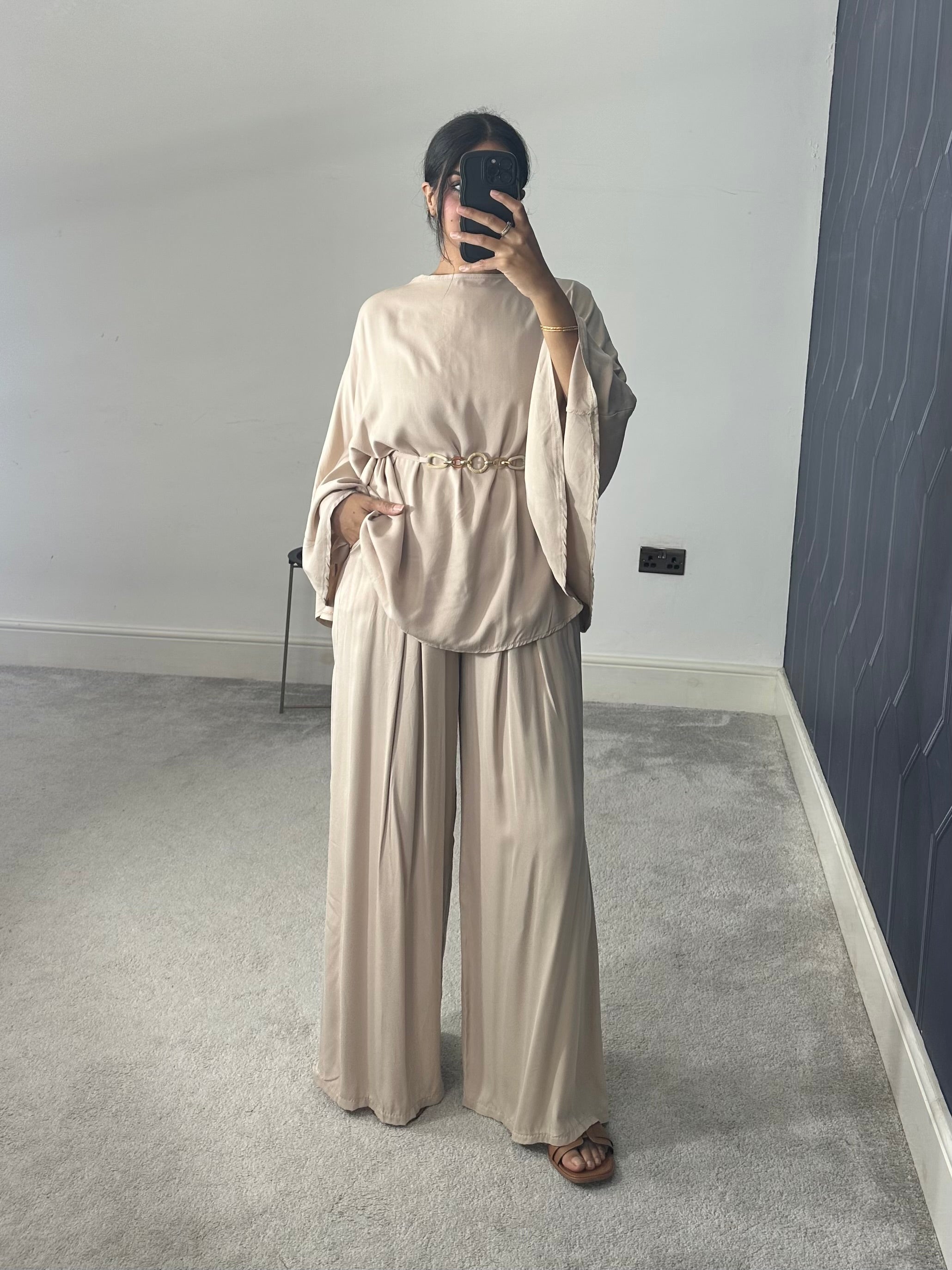 Aaira Poncho Style 2 piece co-ords