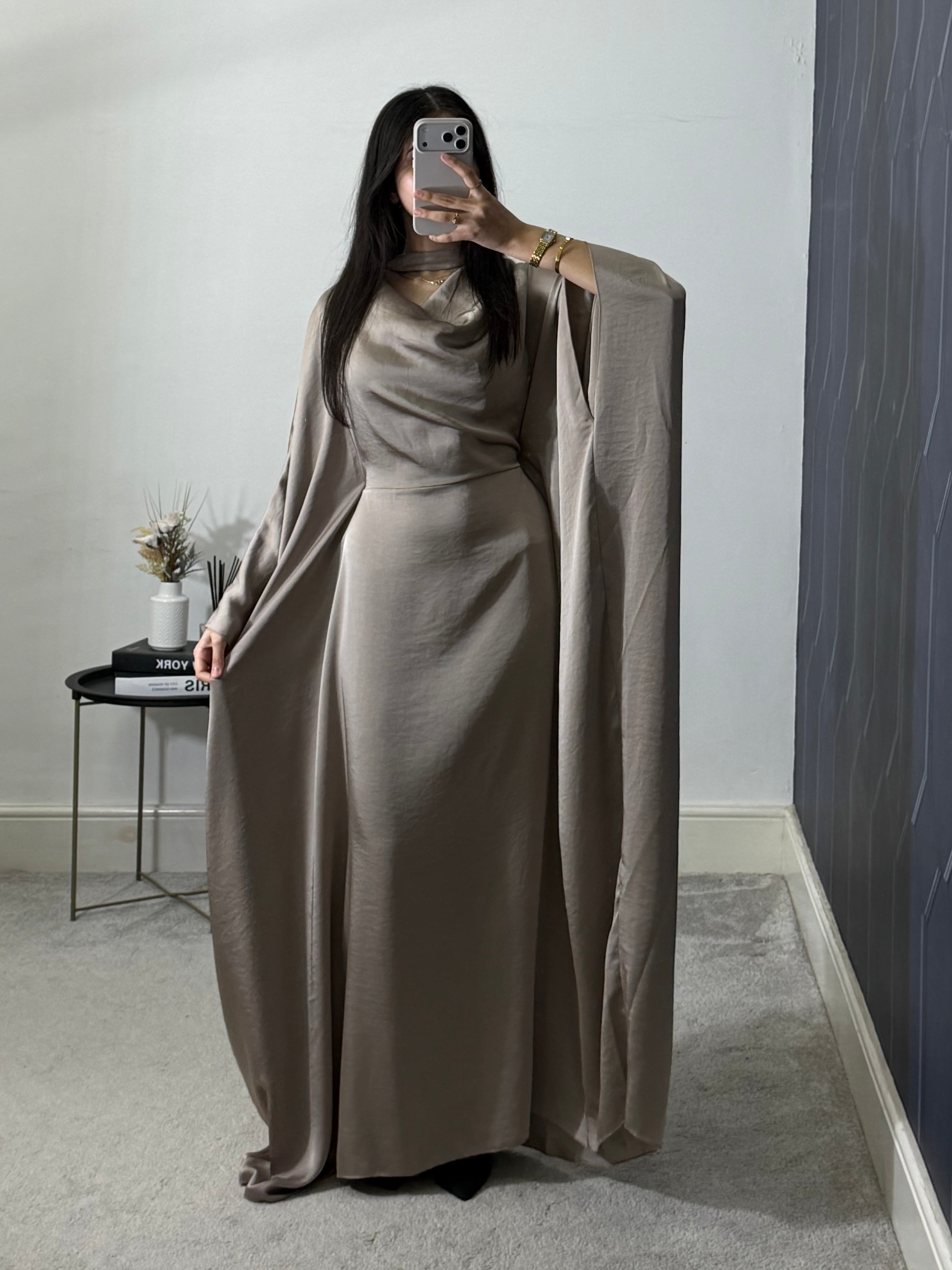 Aleena Kaftan Dress with inner belt