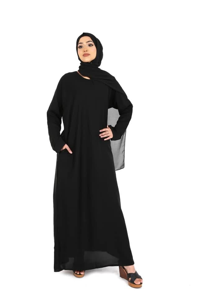 Simple everyday wear plain Abaya