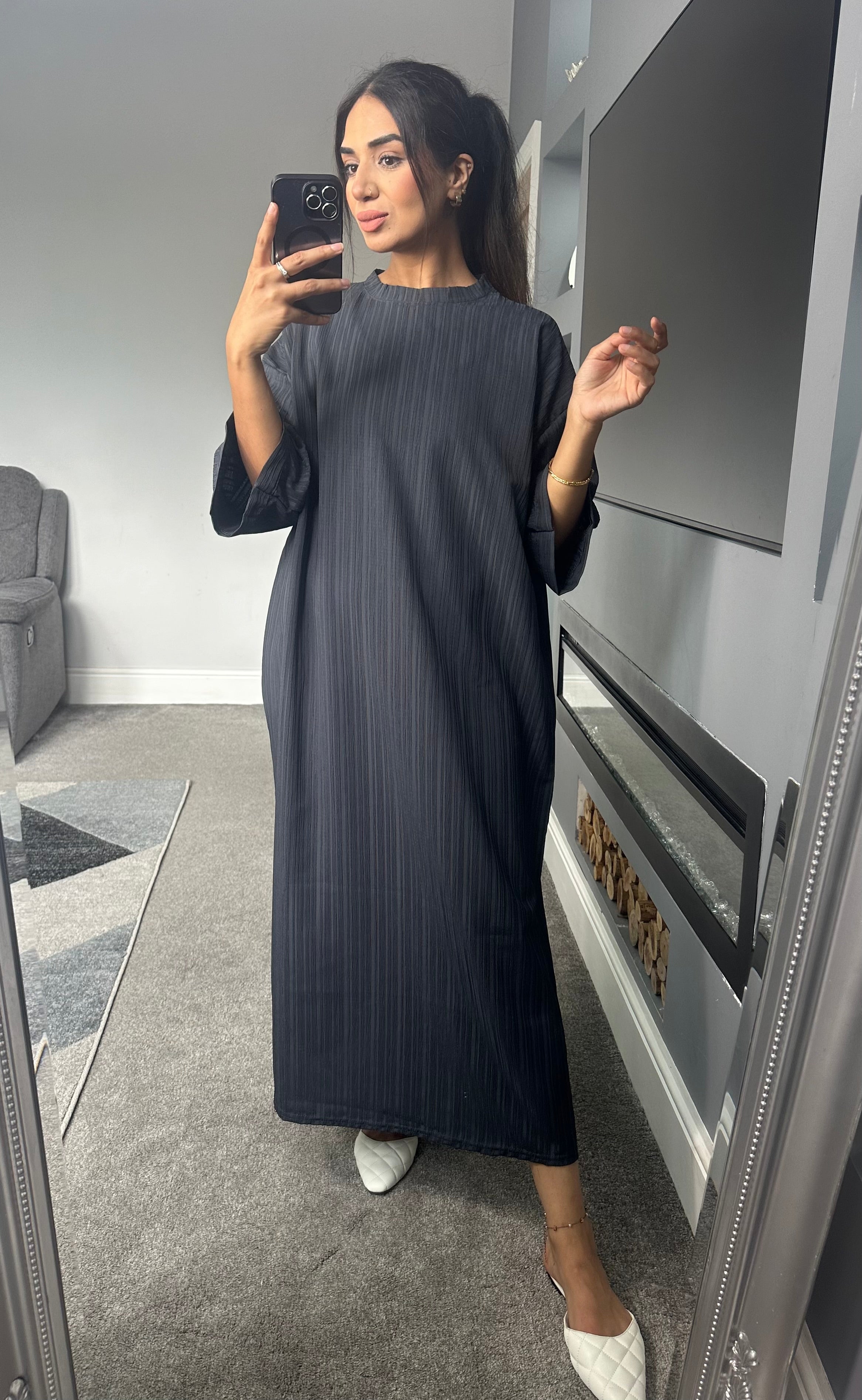 Zahra Textured Dress