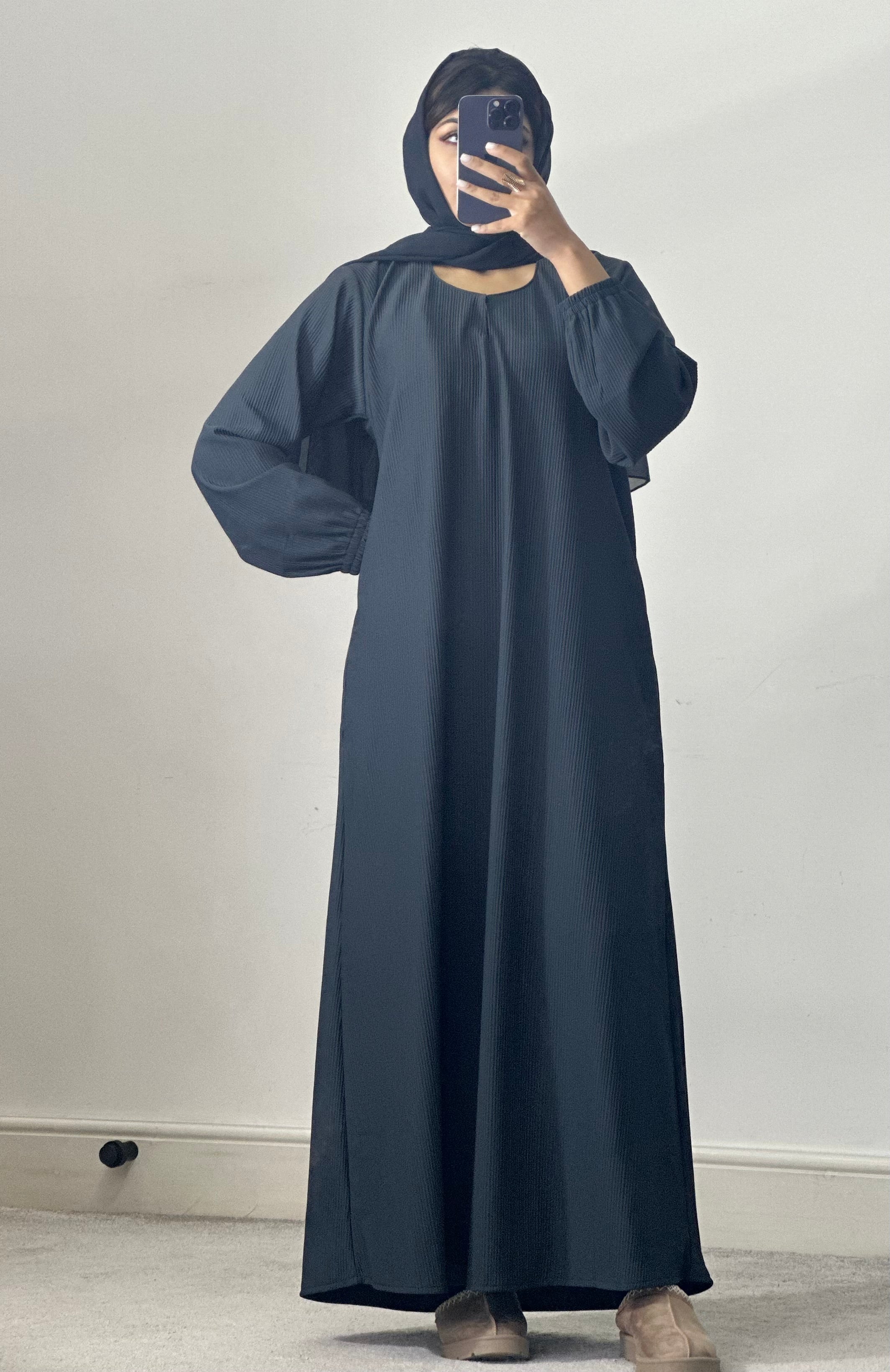 Husna Abaya (Grey)