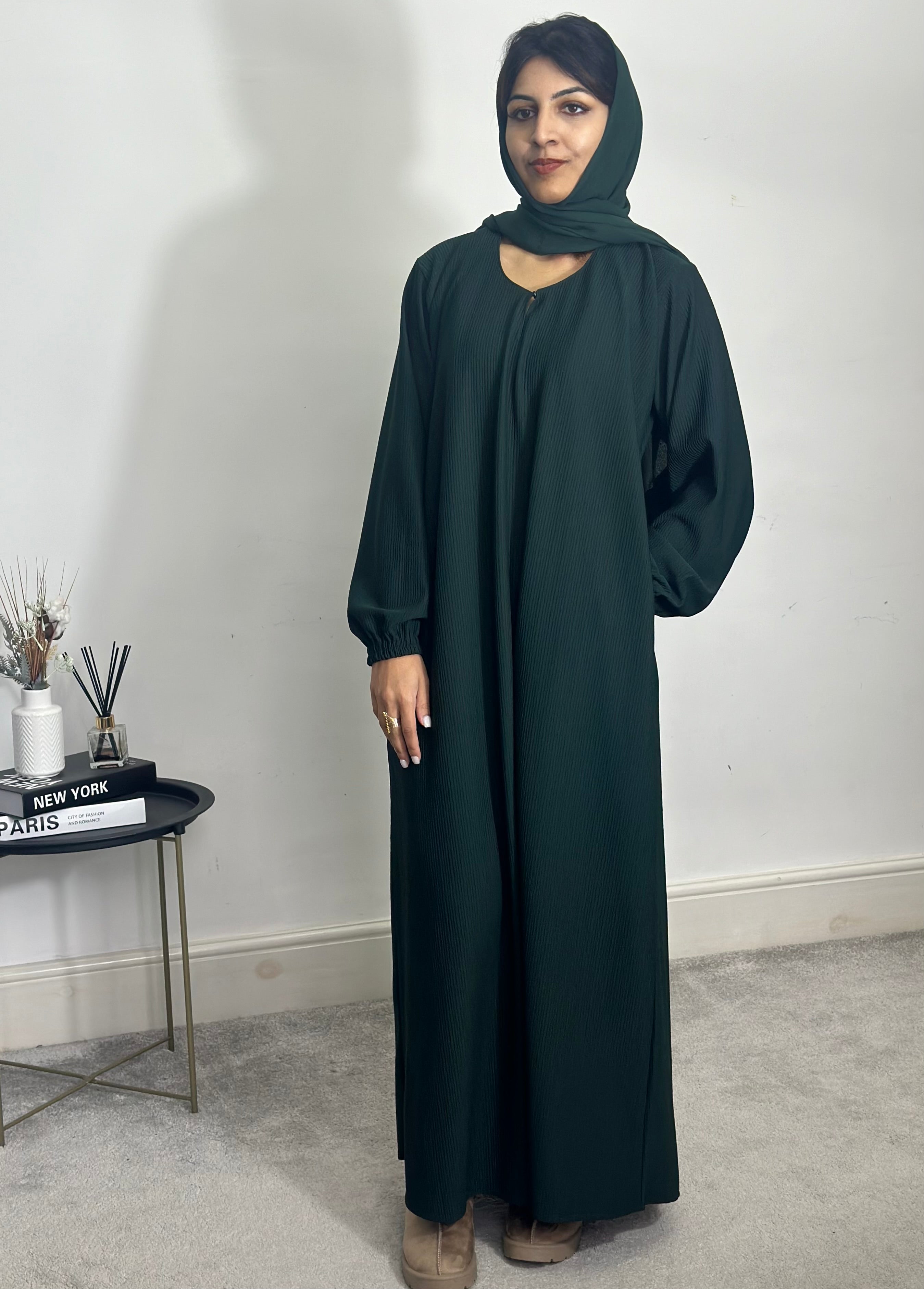 Husna Abaya (Emerald Green)