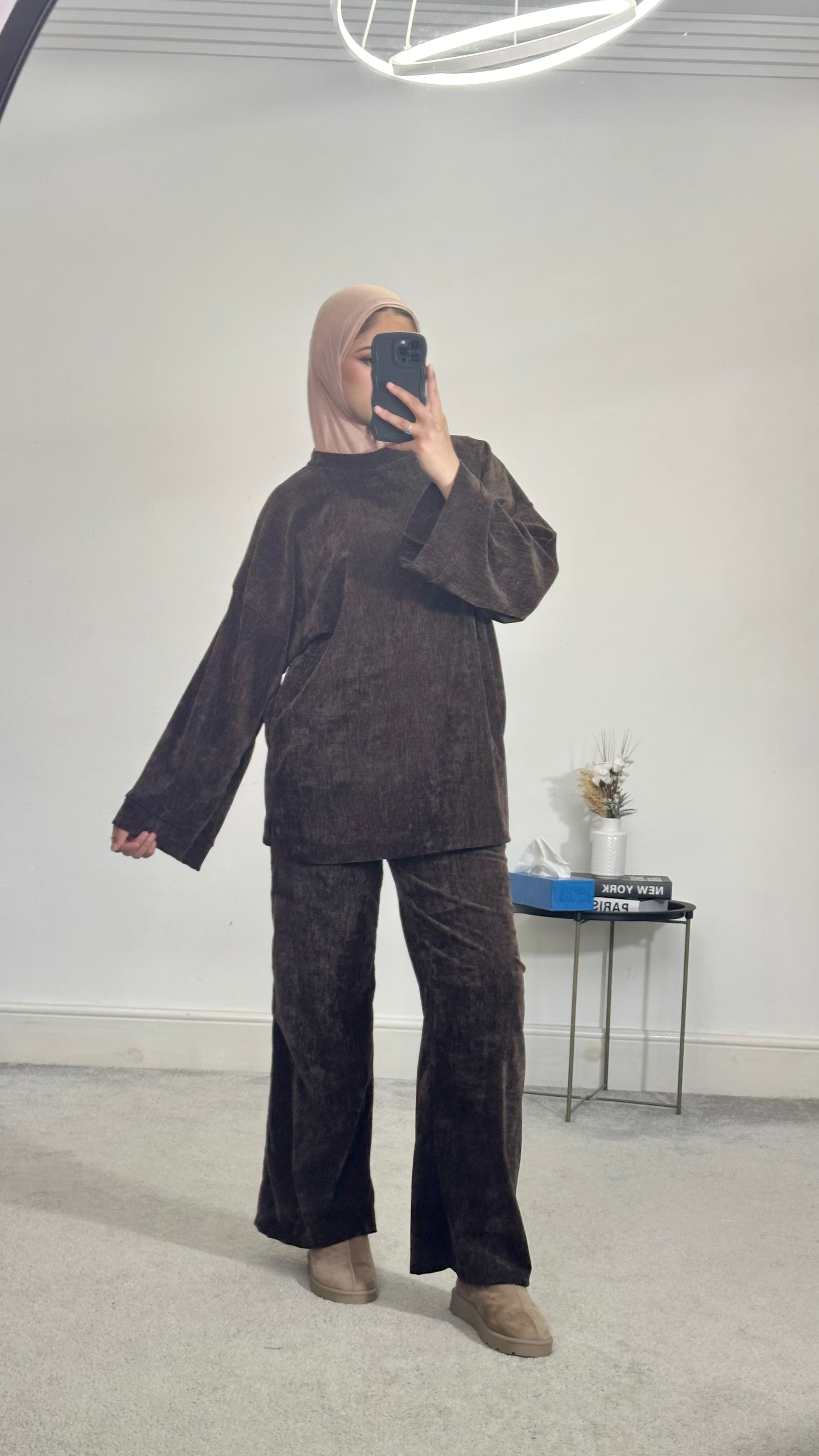 Velvet 2 piece co ords set