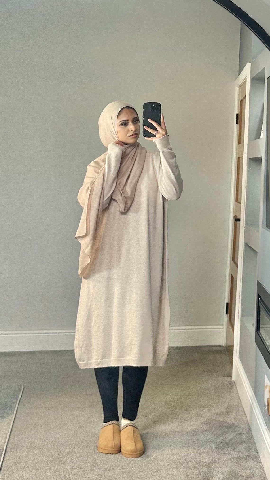 Maya Soft Knit Long sleeve dress