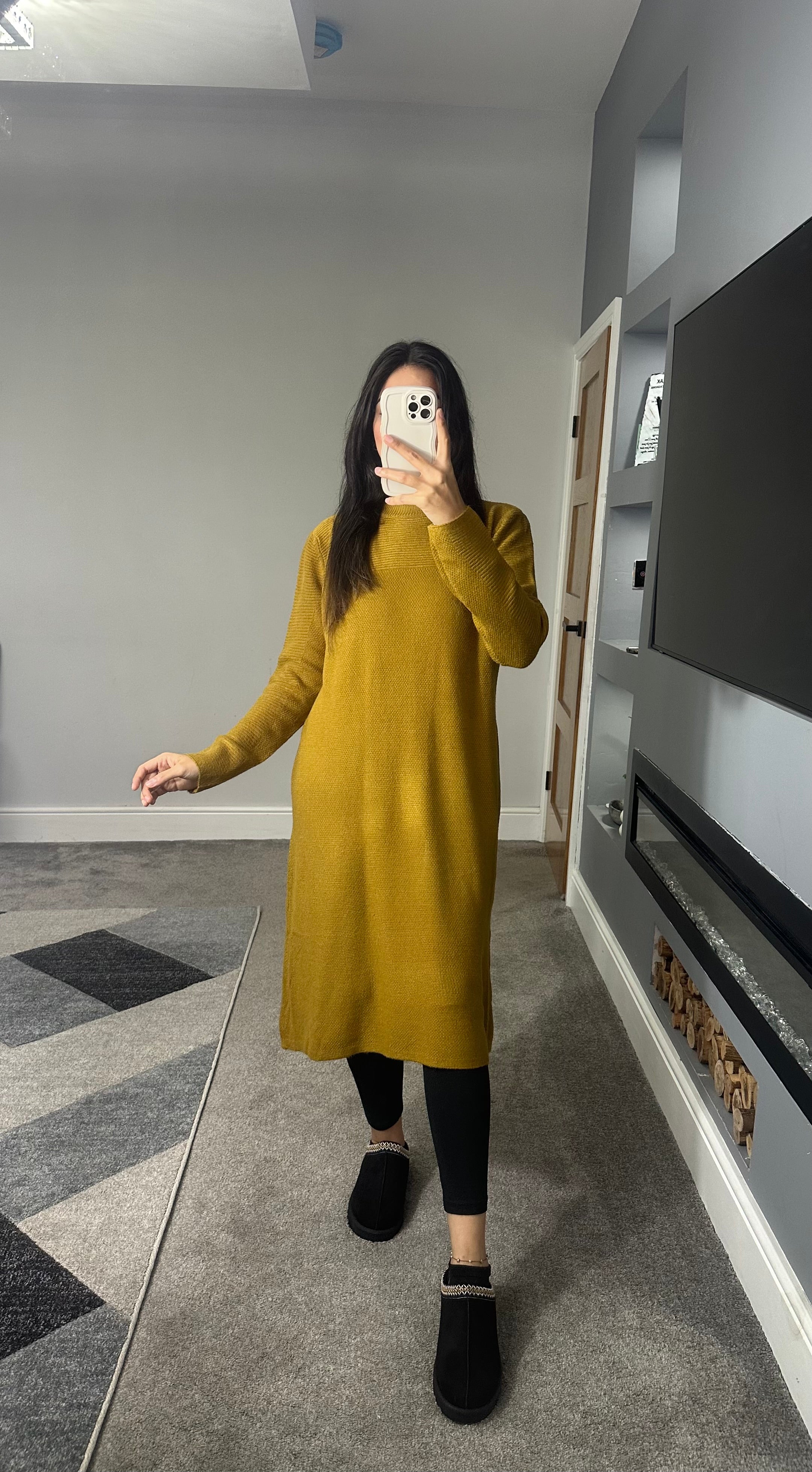 Leena Soft knitted jumper dress