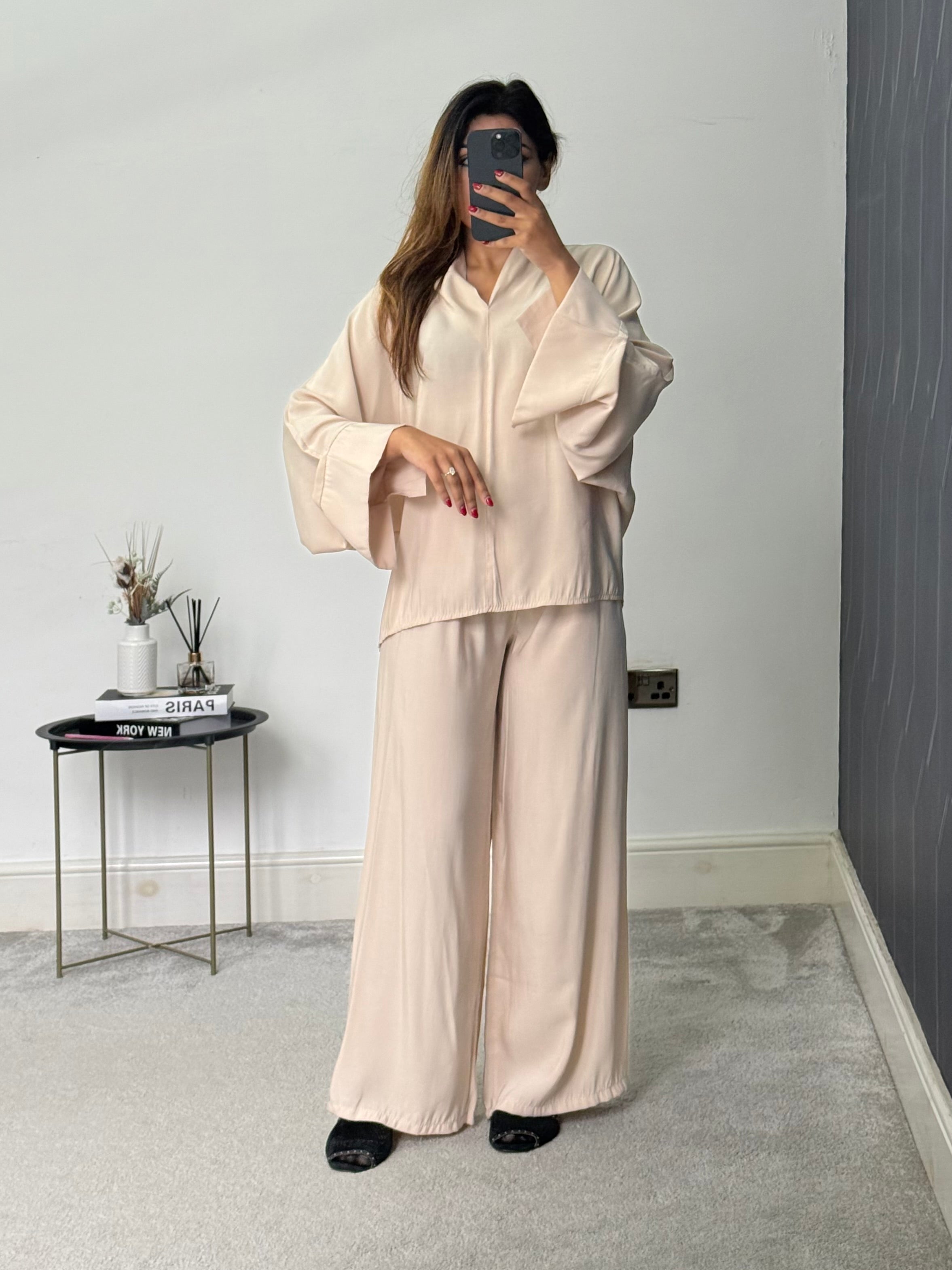 Neha soft drape batwing co ord set