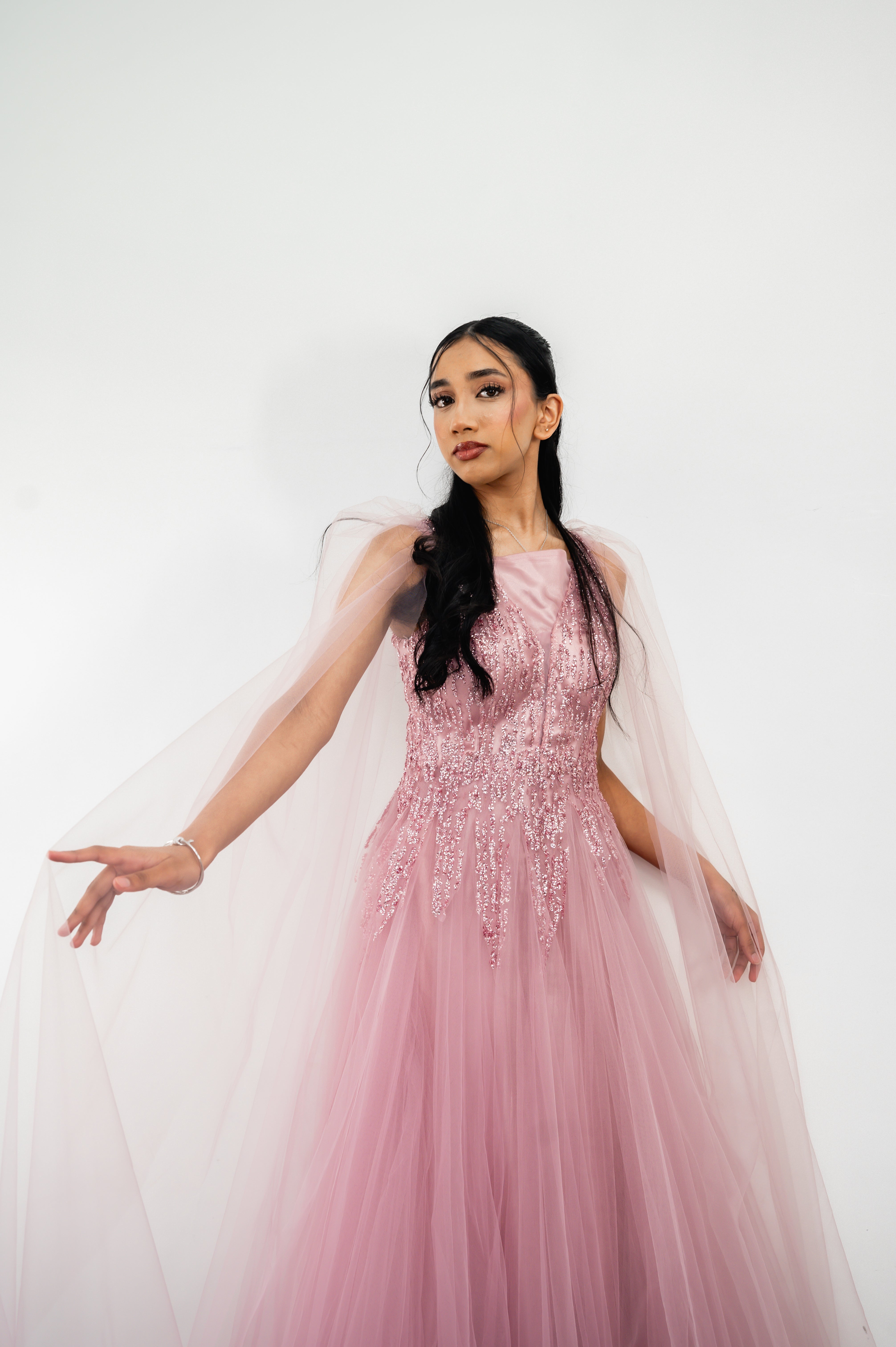 Melike Tulle Gown (Pink)