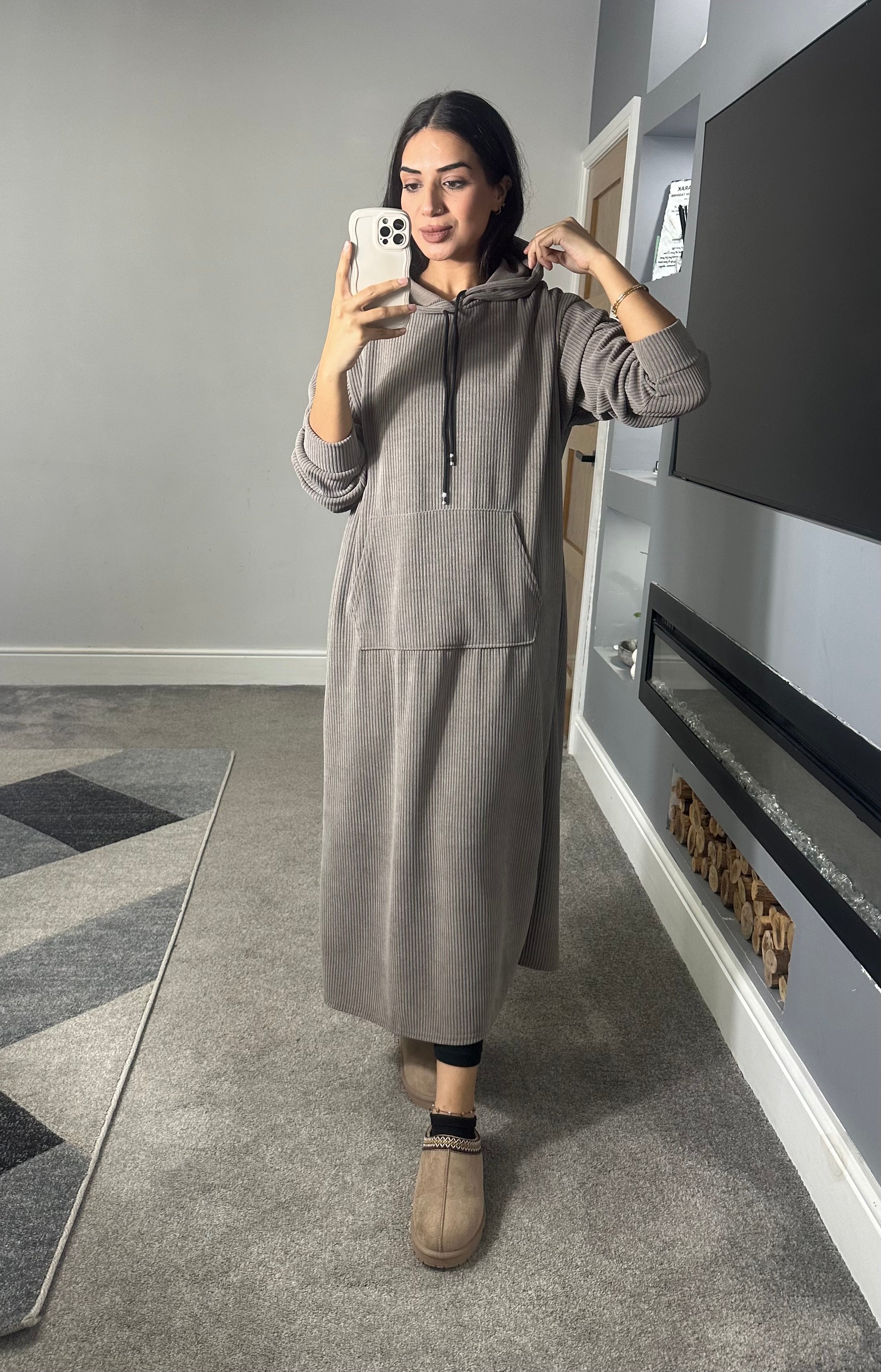 Long hoodie dress uk hotsell