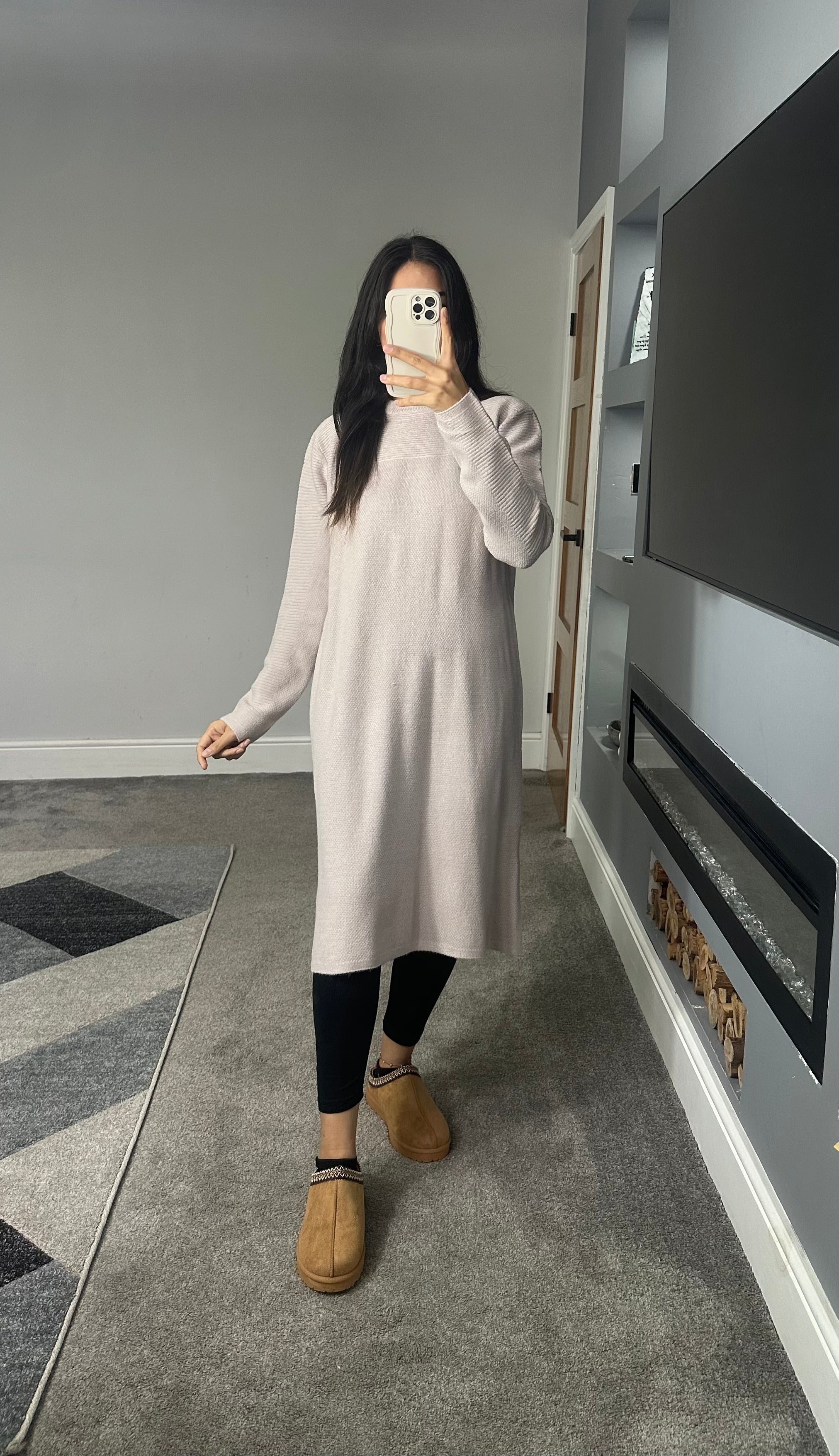 Leena Soft knitted jumper dress