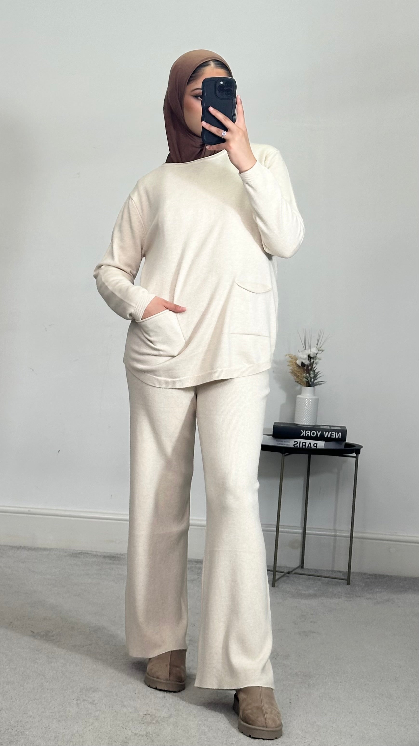 Knitted 2 piece co-ords set