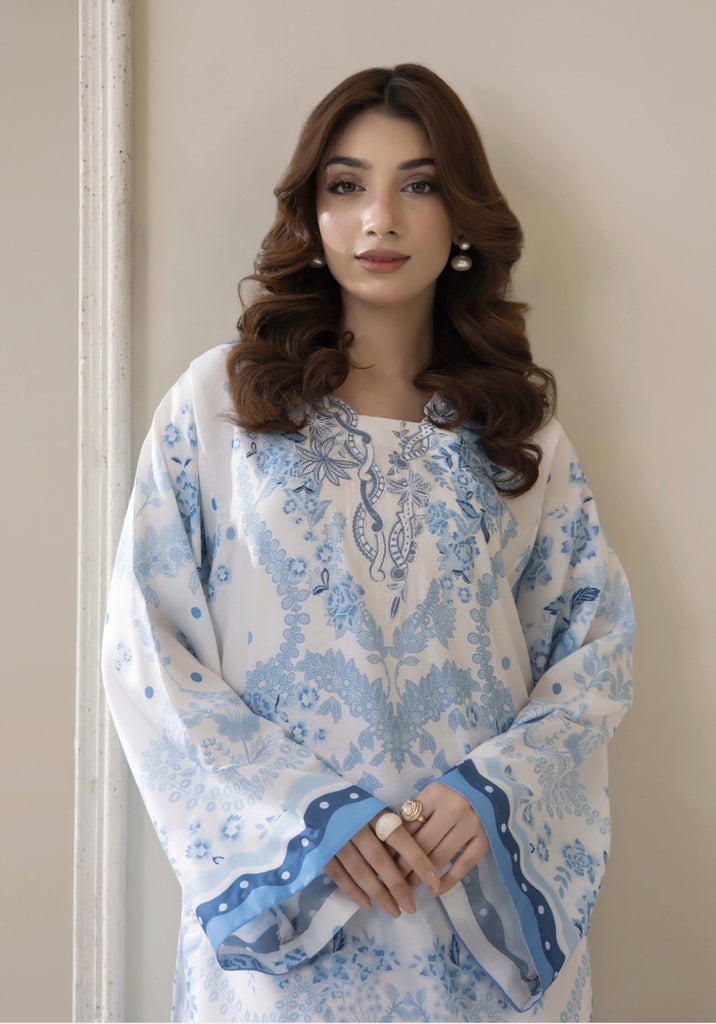 Zareen Printed Modest wear Pakistani Style Co-ord set