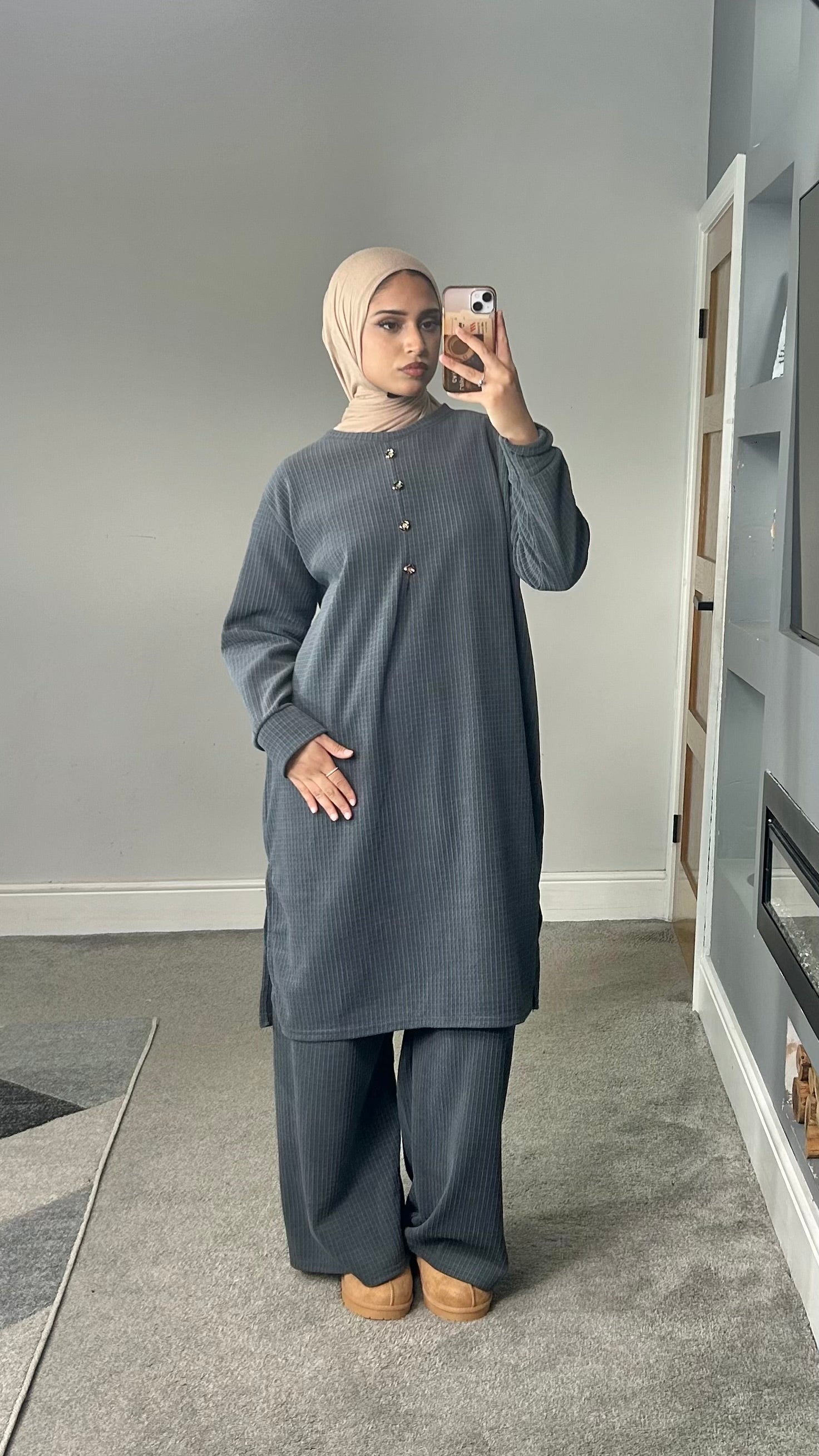 Zahra Textured 2 piece co ord