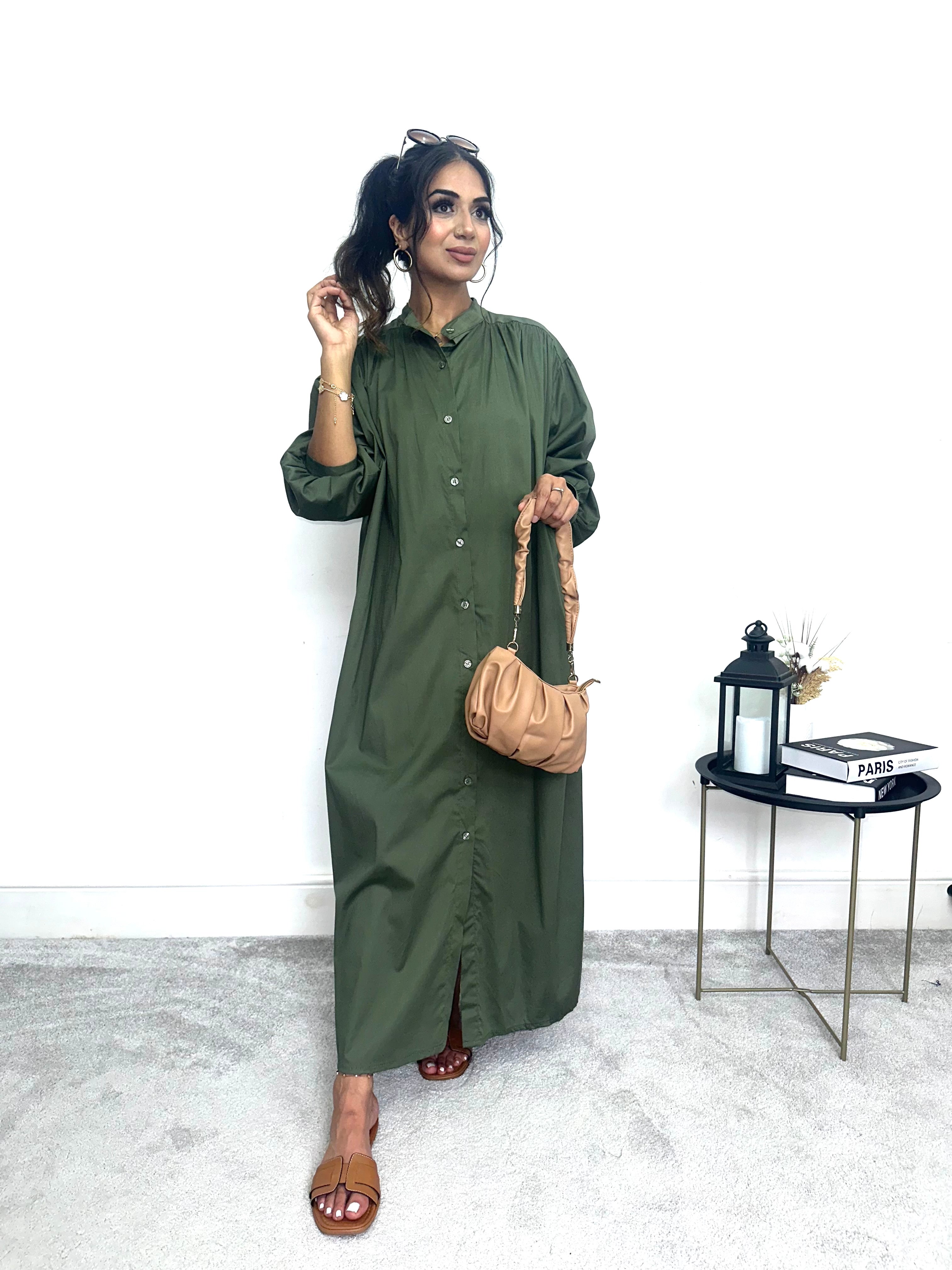 Summer Shirt Maxi Dress